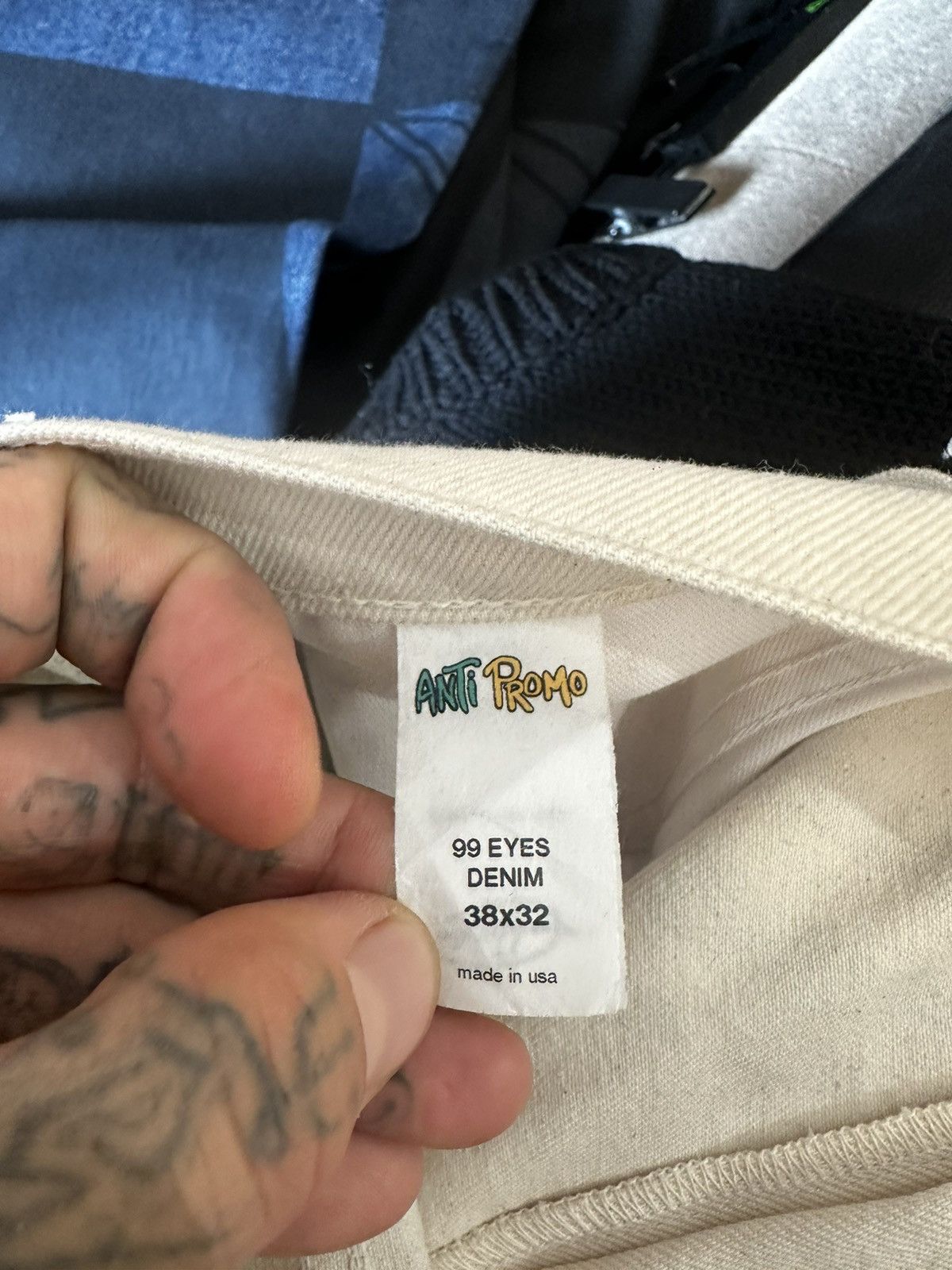 Matty Boy MATTY BOY 99 EYES WHITE BLACK CHECKERED JEANS NYC SIZE 38 Size US 38 / EU 54 - 11 Thumbnail
