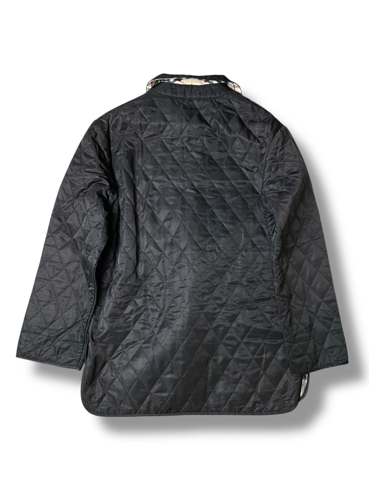 Burberry × Designer × Vintage Burberry London Nova Check Quilted Collared Jacket (118) Size US XS / EU 42 / 0 - 5 Thumbnail