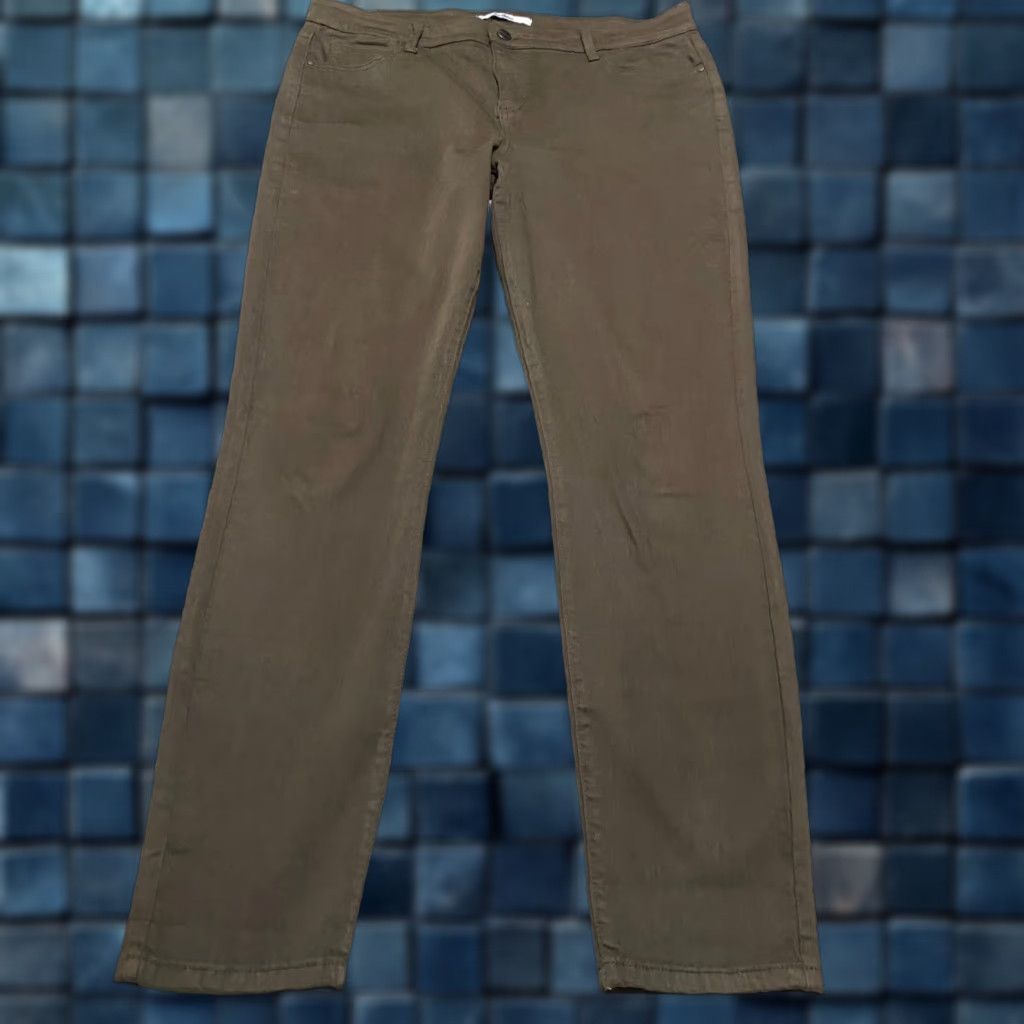 Sam Edelman Sam Edelman Jeans Womens Regular Size 16 Brown Mid Rise Skinny 30 Inseam 5-Pocket Design Size 38" / US 16 / IT 52 - 1 Thumbnail