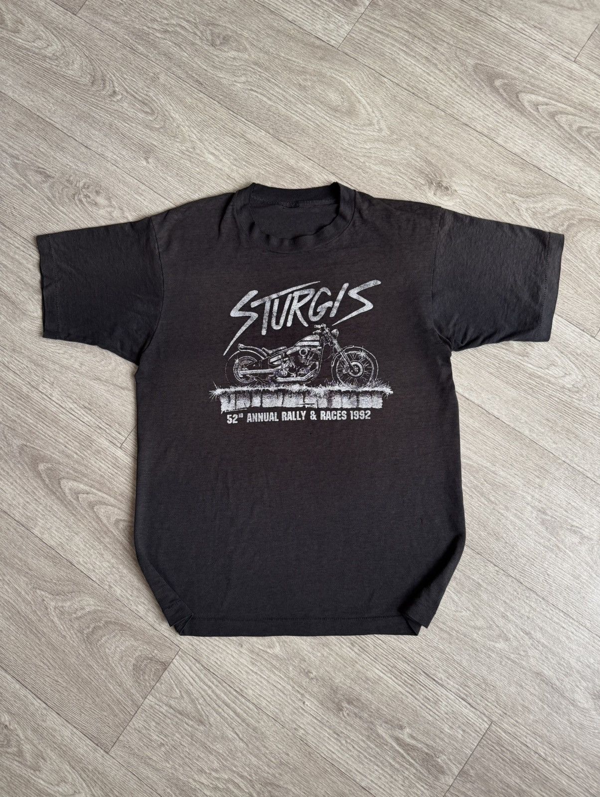 Vintage 🔷Vintage USA Sturgis Rally Black Hills Classic T-shirt 1991🔷 Size US L / EU 52-54 / 3 - 1 Thumbnail