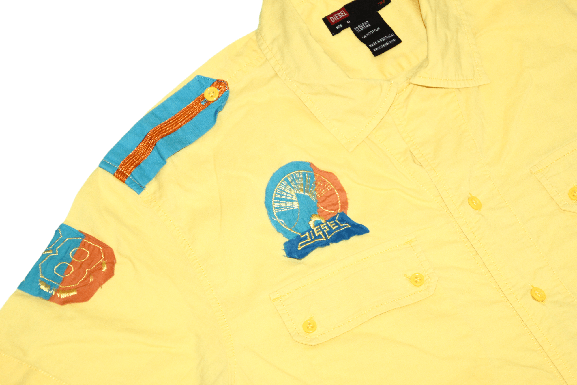 Diesel VTG Diesel Military Style Patched short sleeve shirt Size US M / EU 48-50 / 2 - 4 Thumbnail