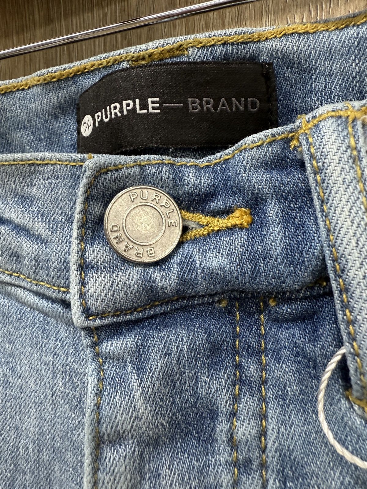 Purple Purple Brand Blue Denim Jeans Size US 32 / EU 48 - 4 Thumbnail