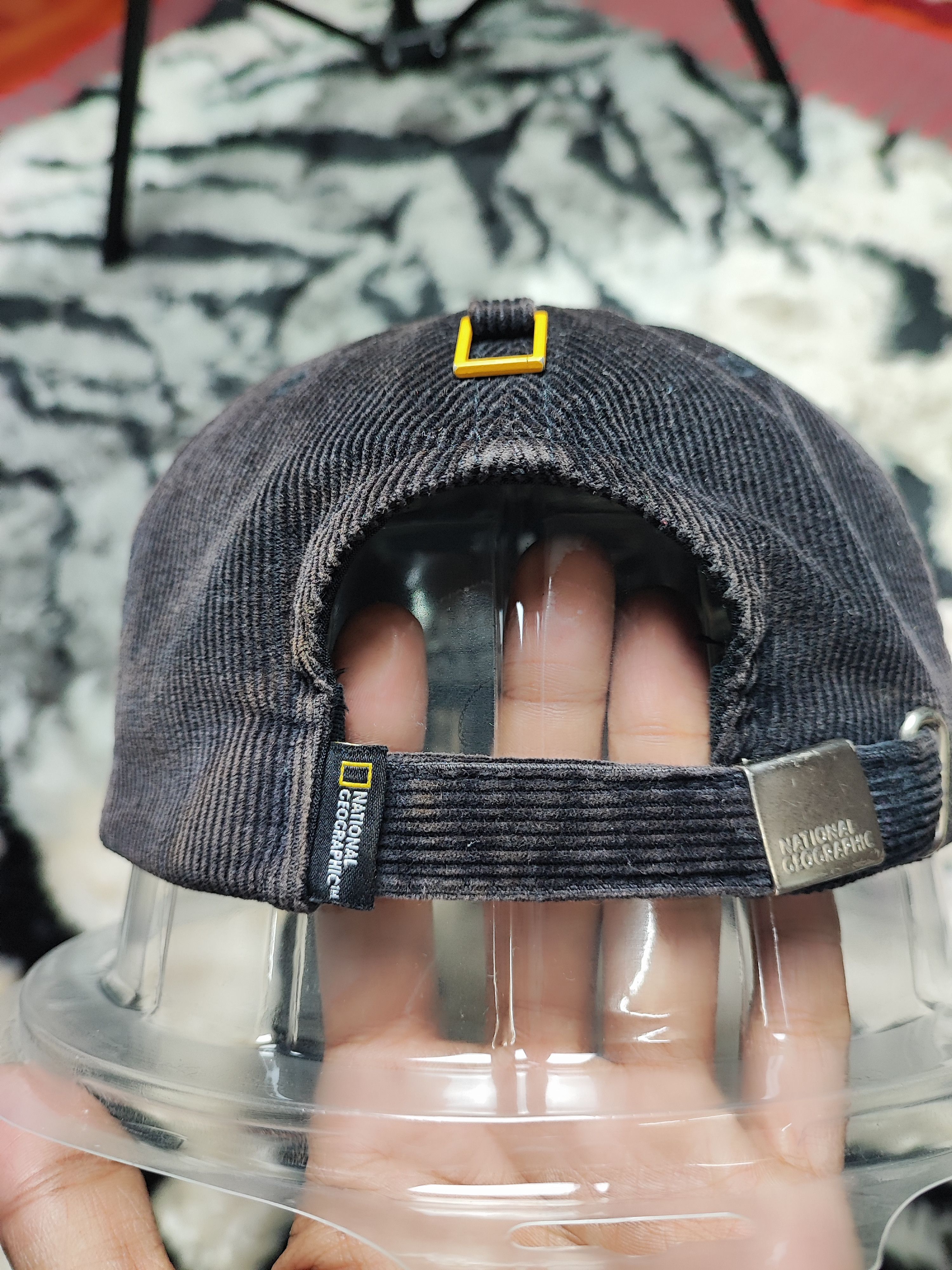 Japanese Brand NATIONAL GEOGRAPHIC CORDUROY CAP Size ONE SIZE - 4 Thumbnail