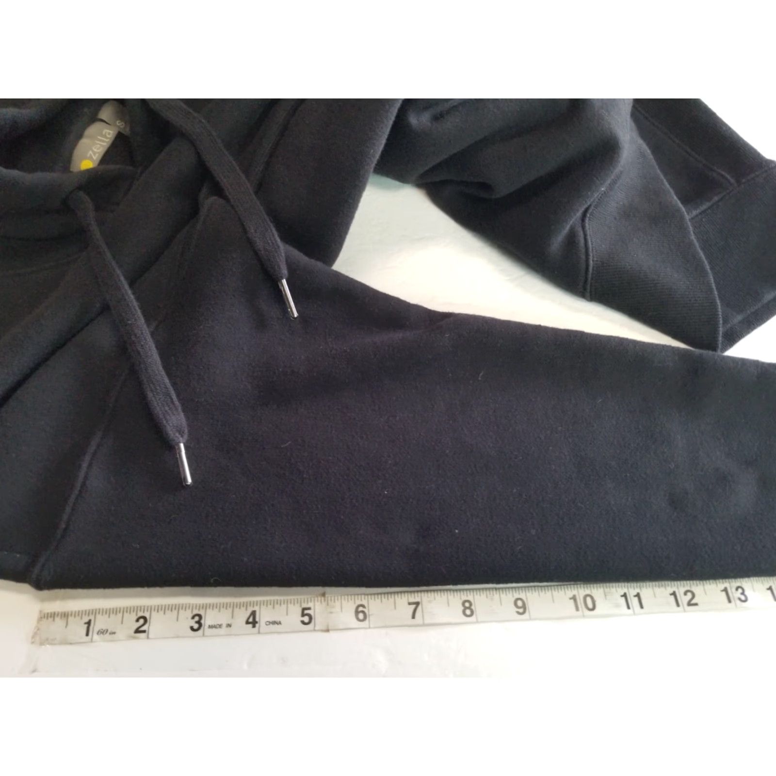 Vintage Zella Women's Hoodie Pullover Black Size Small Long Sleeve Hooded Size S / US 4 / IT 40 - 7 Thumbnail