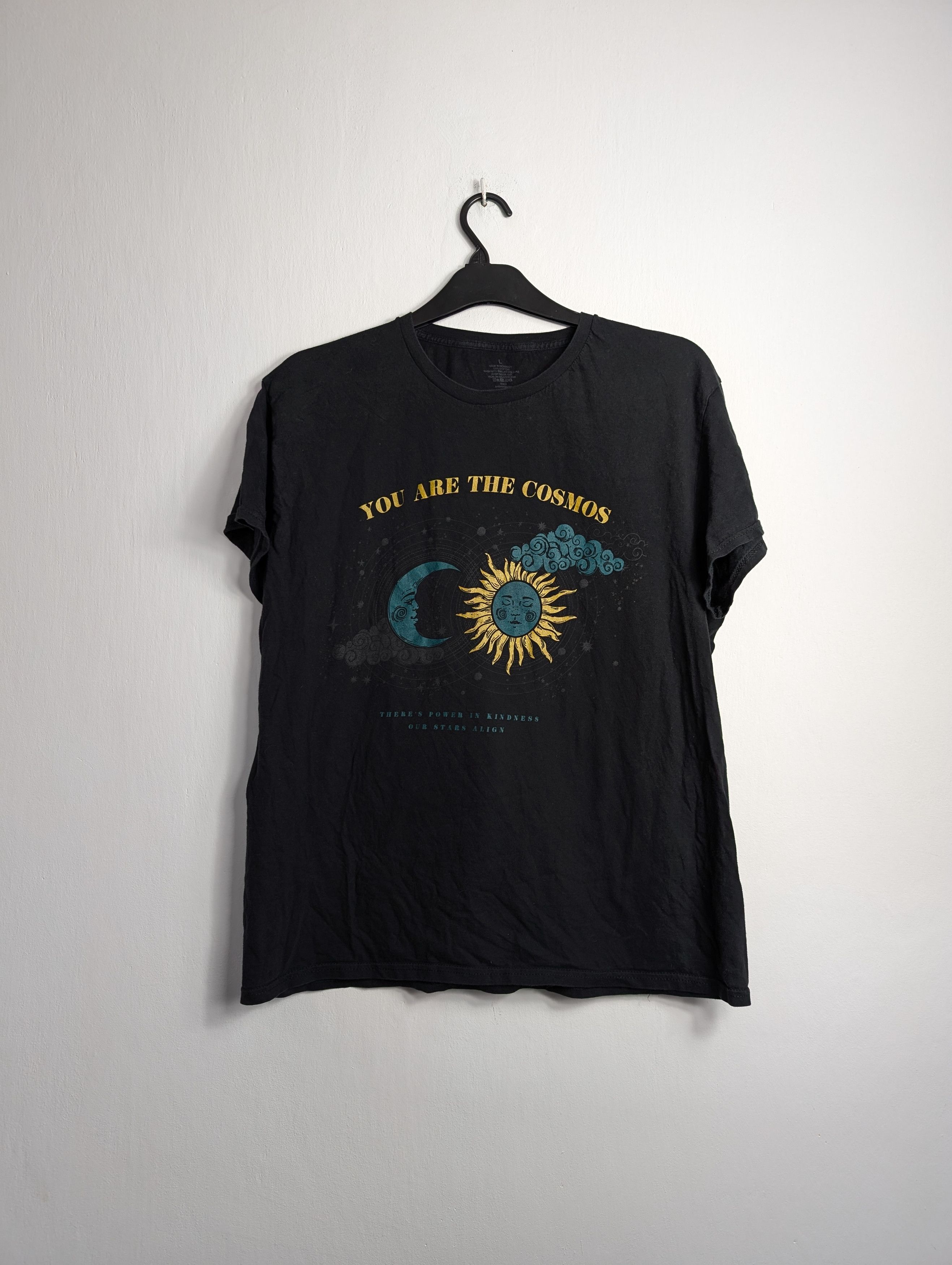 Vintage T-shirt Cosmos Moon Tarot Zodiac Astrology Horoscopes Size L / US 10 / IT 46 - 1 Thumbnail