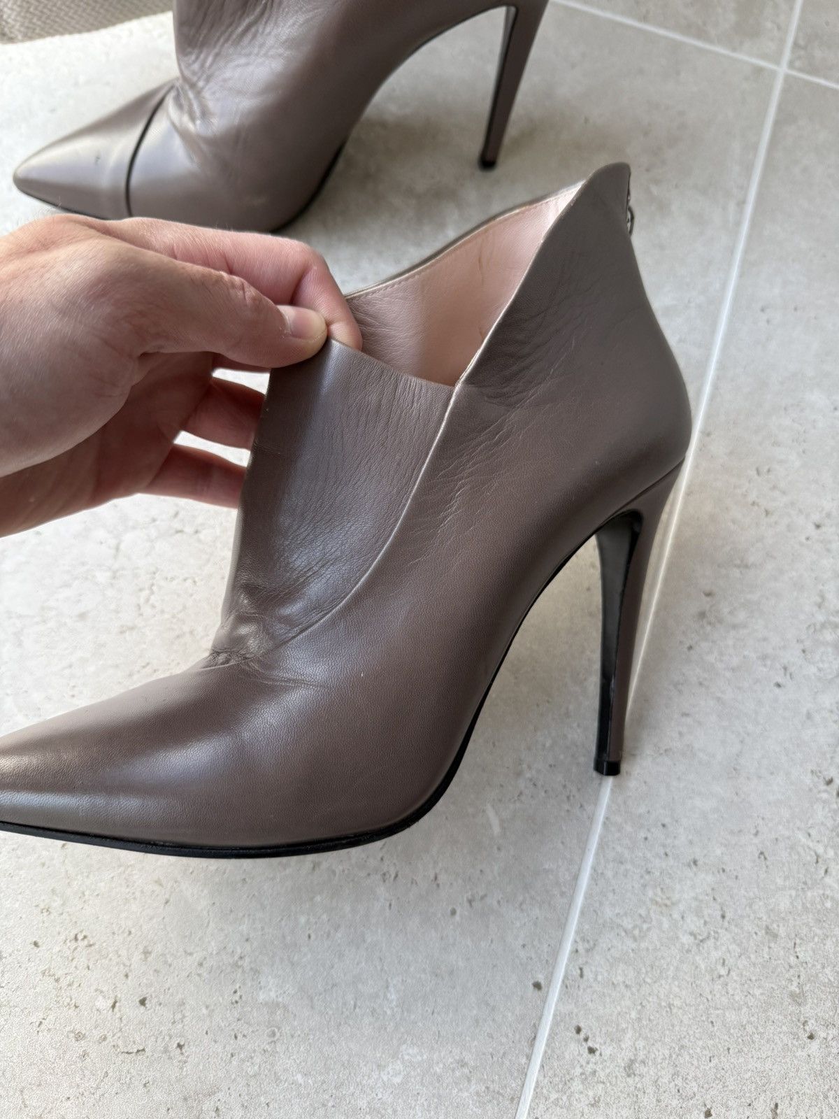 Miu Miu 00s Miu Miu Leather Heels Size US 9 / IT 39 - 6 Thumbnail