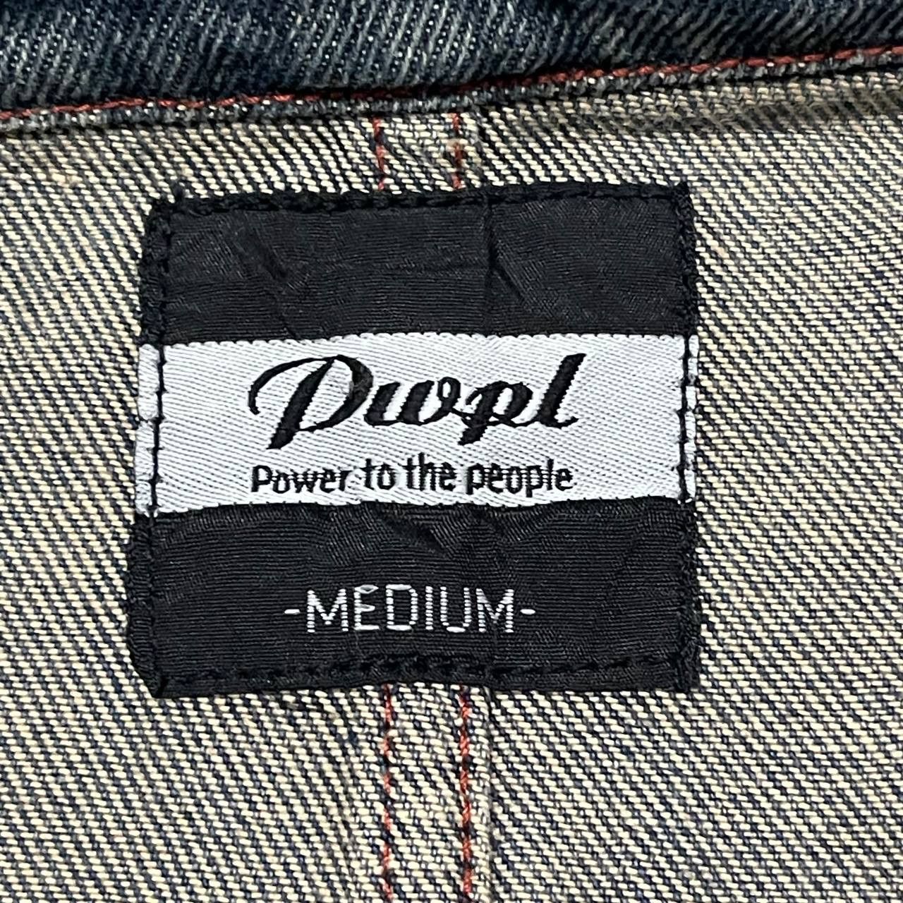 Japanese Brand Vintage PWPL Power of the People Denim Jacket Distressed Size US M / EU 48-50 / 2 - 8 Thumbnail