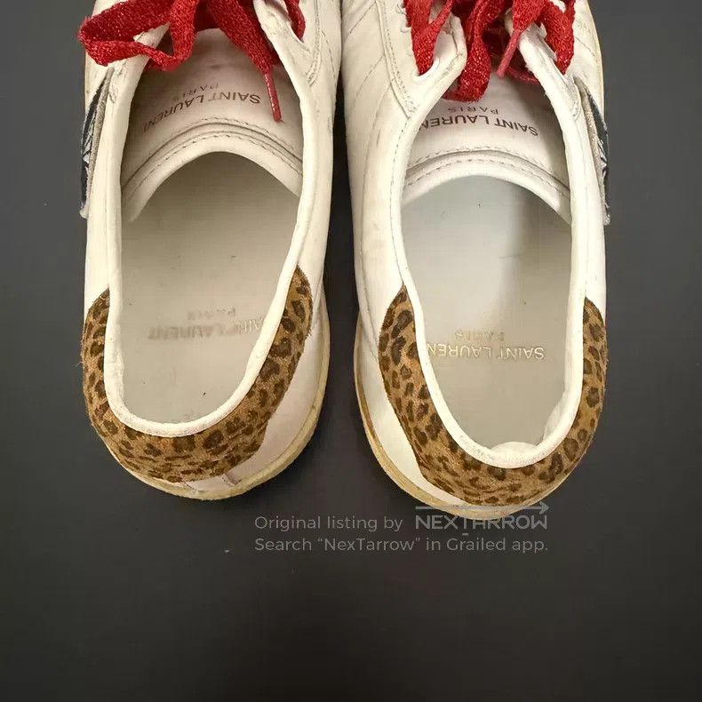Saint Laurent Paris Saint Laurent Paris Diamond Distressed Leopard Print Tail Size US 6 / EU 39 - 5 Thumbnail