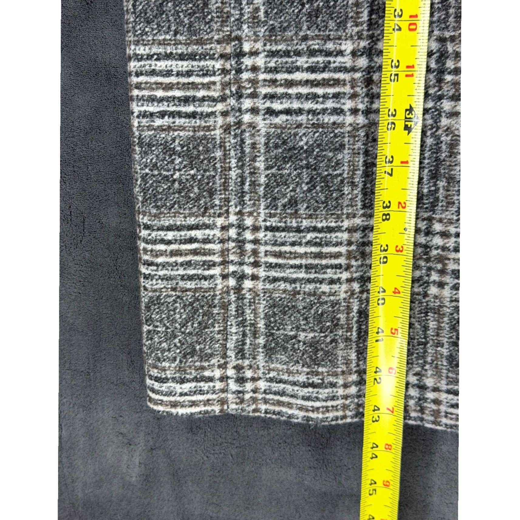 Stafford Stafford Topcoat Plaid Wool Blend 3-Button Overcoat Multicolor Black Tan Regular M Mens NWT Size US M / EU 48-50 / 2 - 7 Thumbnail