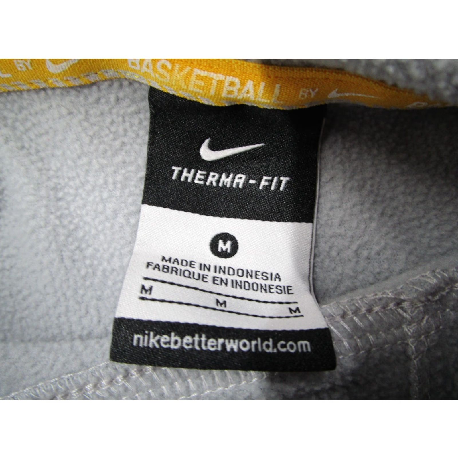 Nike Nike Elite Therma Fit Basketball Hoodie Men Medium Gray Pullover Kangaroo Pocket Size US M / EU 48-50 / 2 - 3 Thumbnail