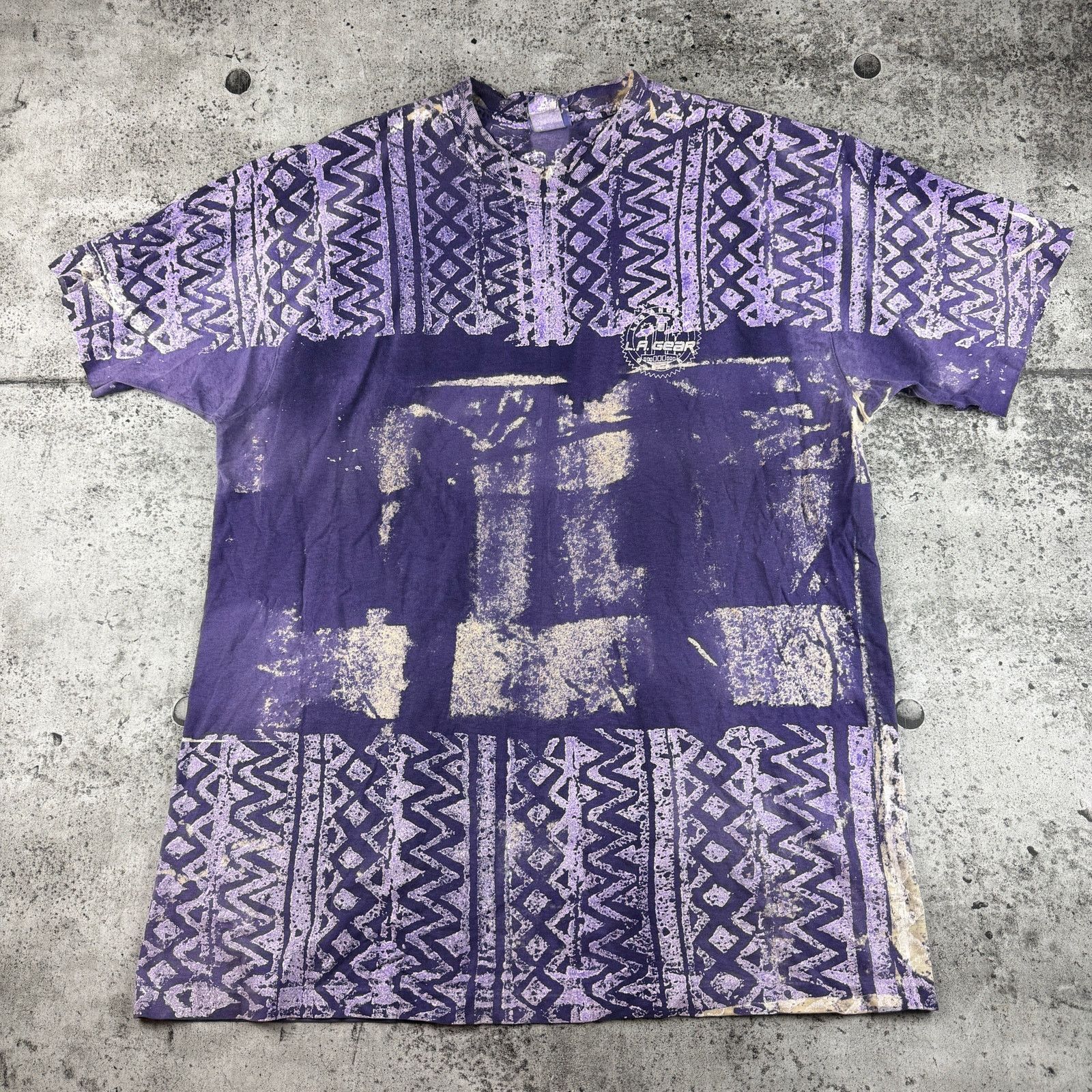 La Gear LA Gear All Over Print T Shirt Size XL 22x32 Size US XL / EU 56 / 4 - 3 Thumbnail