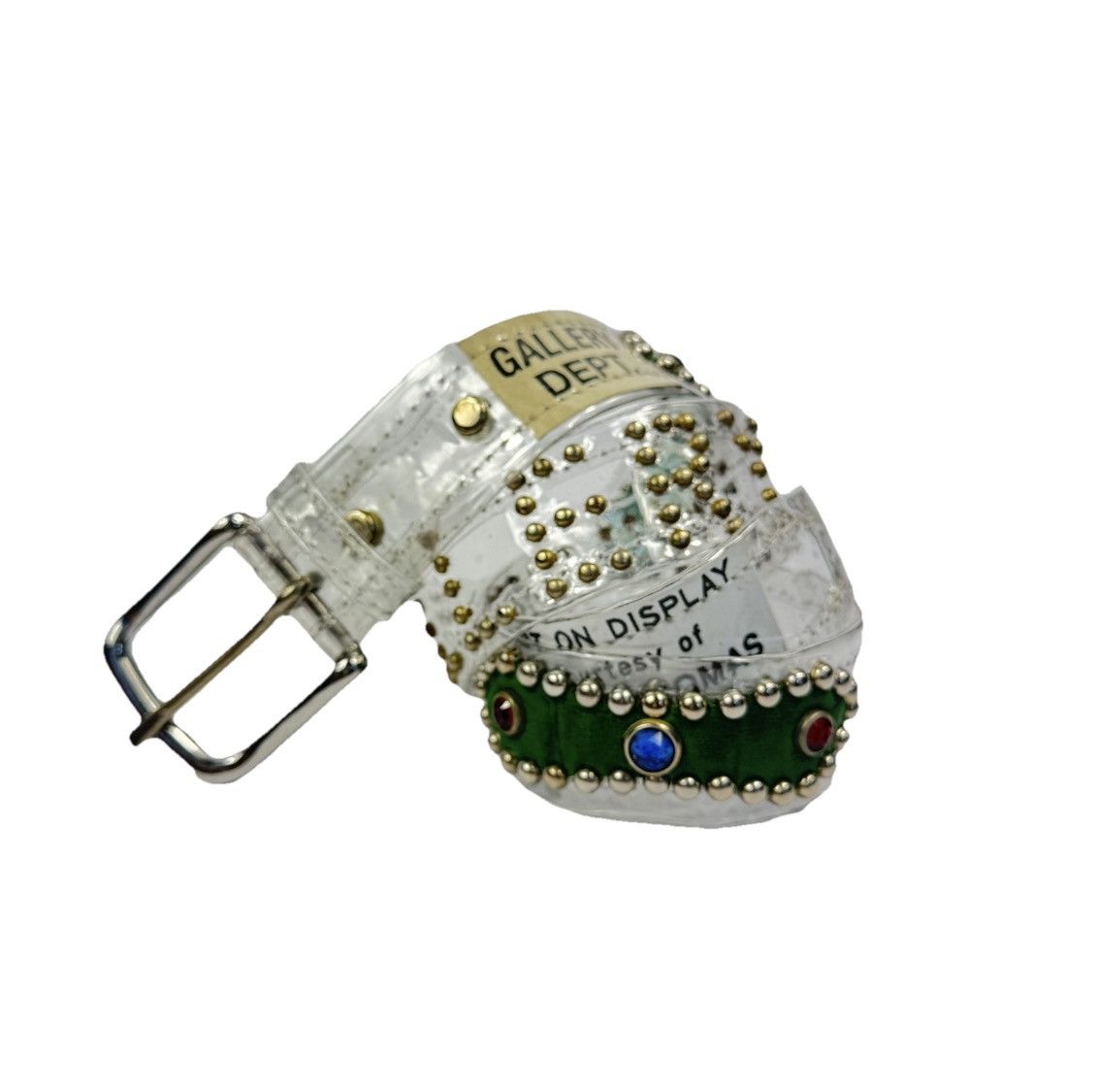 Gallery Dept. Transparent Japanese style Studded Belt 32 Size 32 - 2 Thumbnail