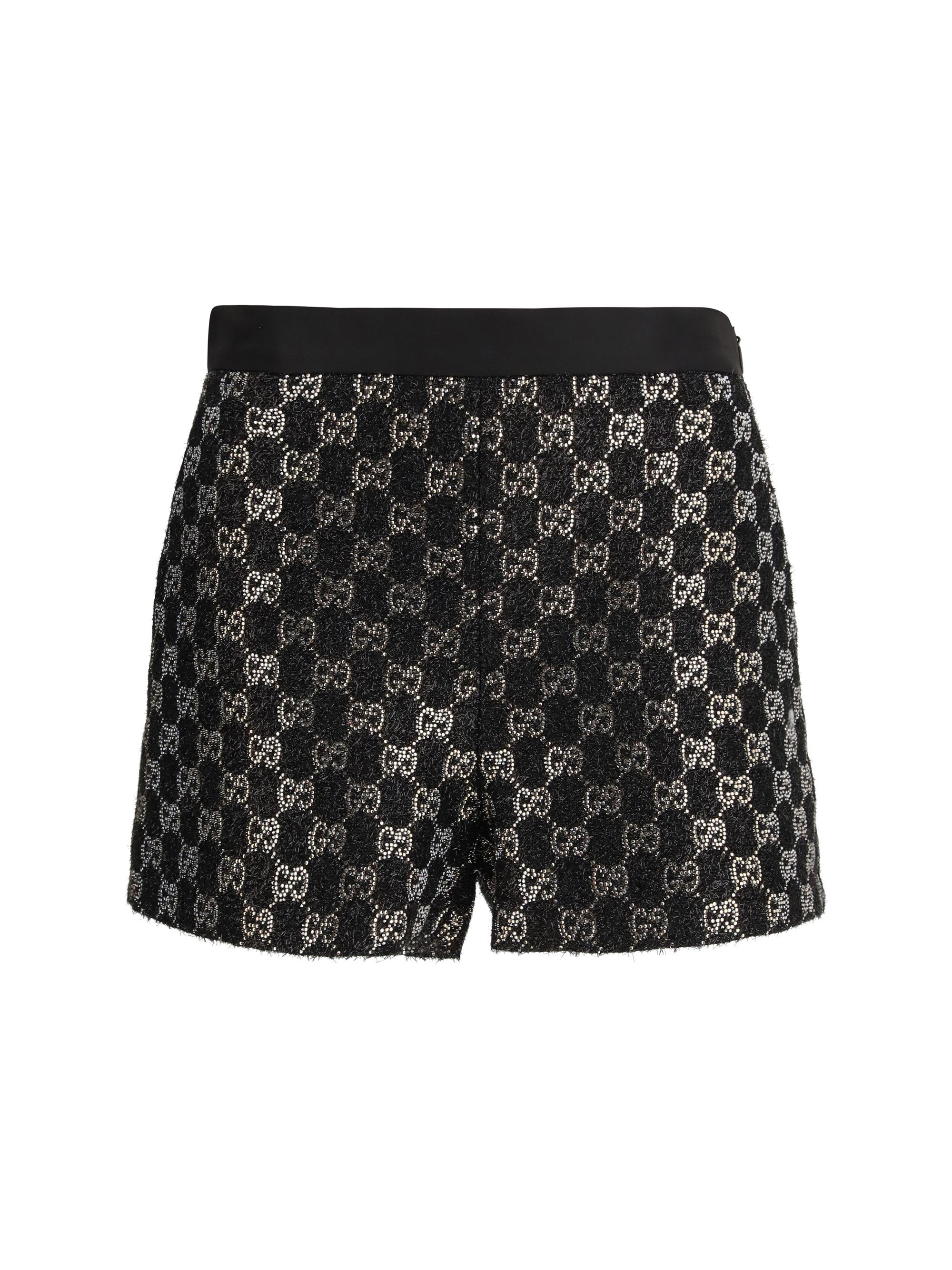 Gucci Tweed wool lamé embroidered Shorts Size 28" / US 6 / IT 42 - 1 Thumbnail