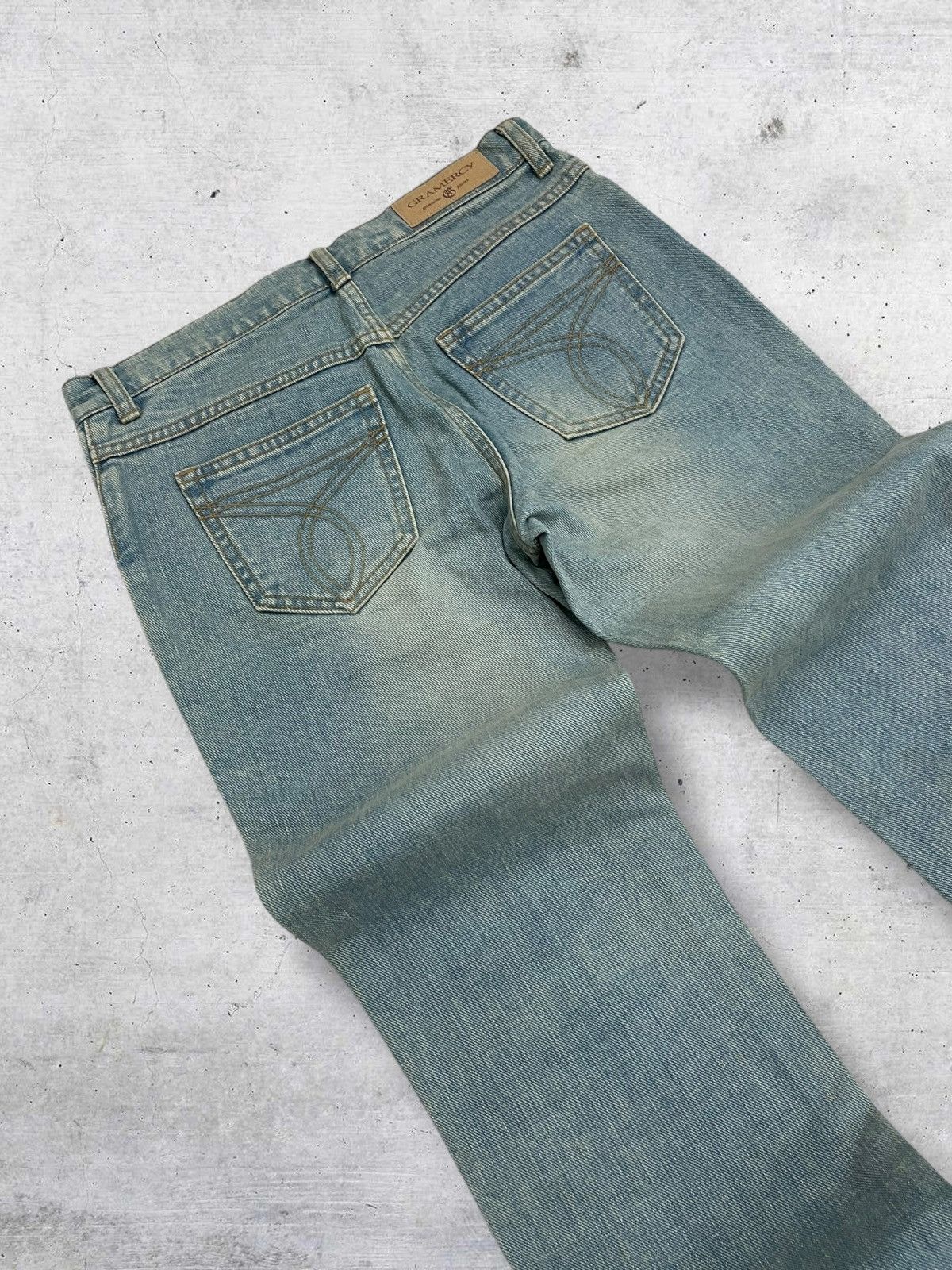 Japanese Brand VINTAGE GRAMERCY 90S JAPAN DESIGNER MUDWASH CLASSIC DENIM Size US 28 / EU 44 - 15 Thumbnail