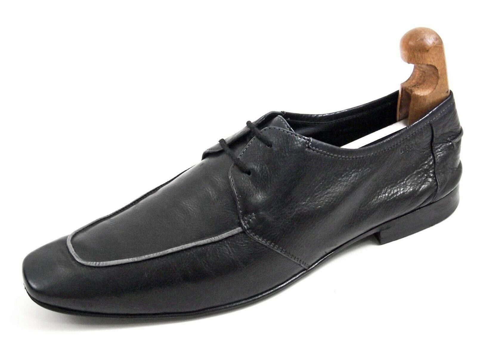 Hugo Boss Hugo Boss Derby Oxfords Black Leather Mens EU 43.5 US 10.5 Size US 10.5 / EU 43-44 - 1 Thumbnail