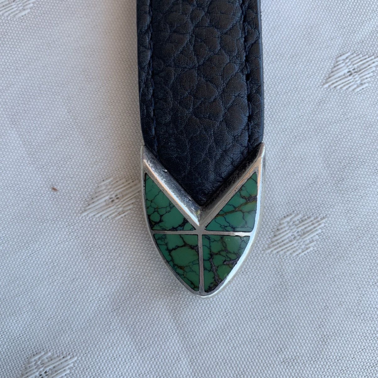 Designer Heartline Santa Fe Silver Belt Size 36 - 8 Thumbnail