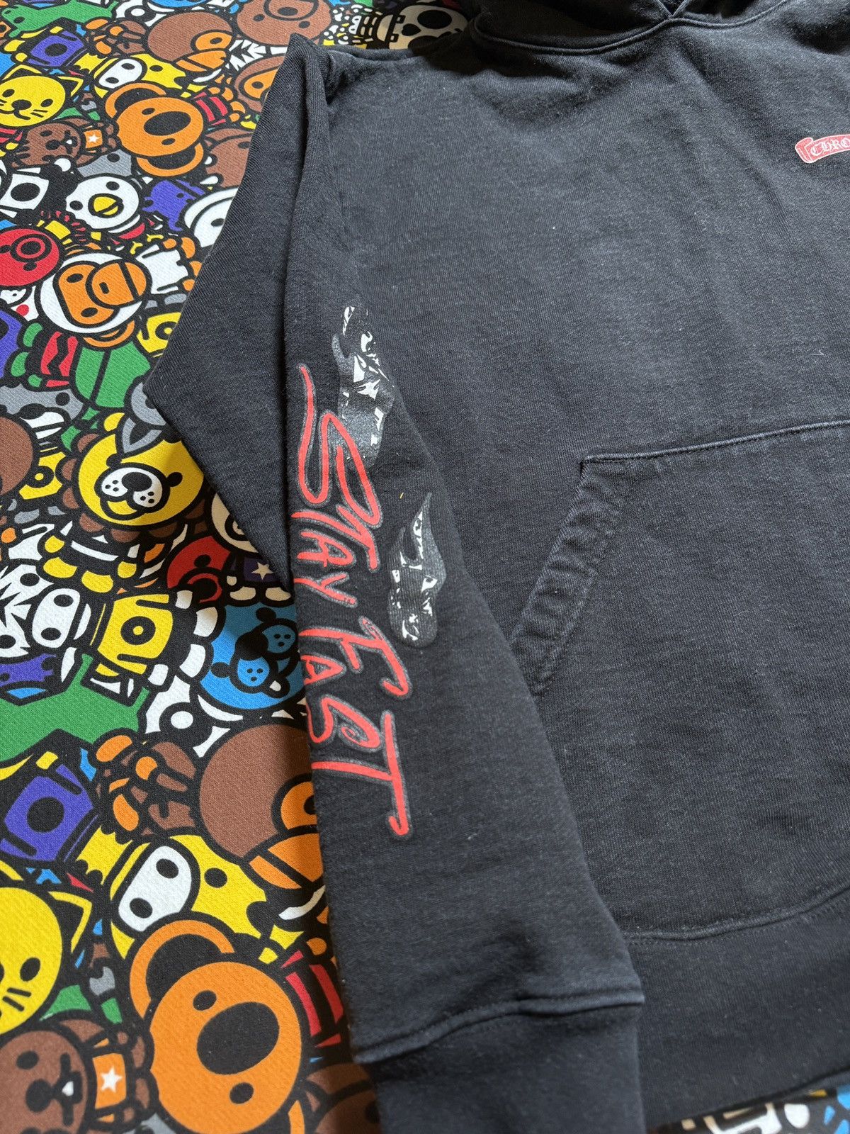 Chrome Hearts Chrome Hearts Black Matty Boy Stay Fast Logo Pullover Hoodie Size US S / EU 44-46 / 1 - 5 Thumbnail