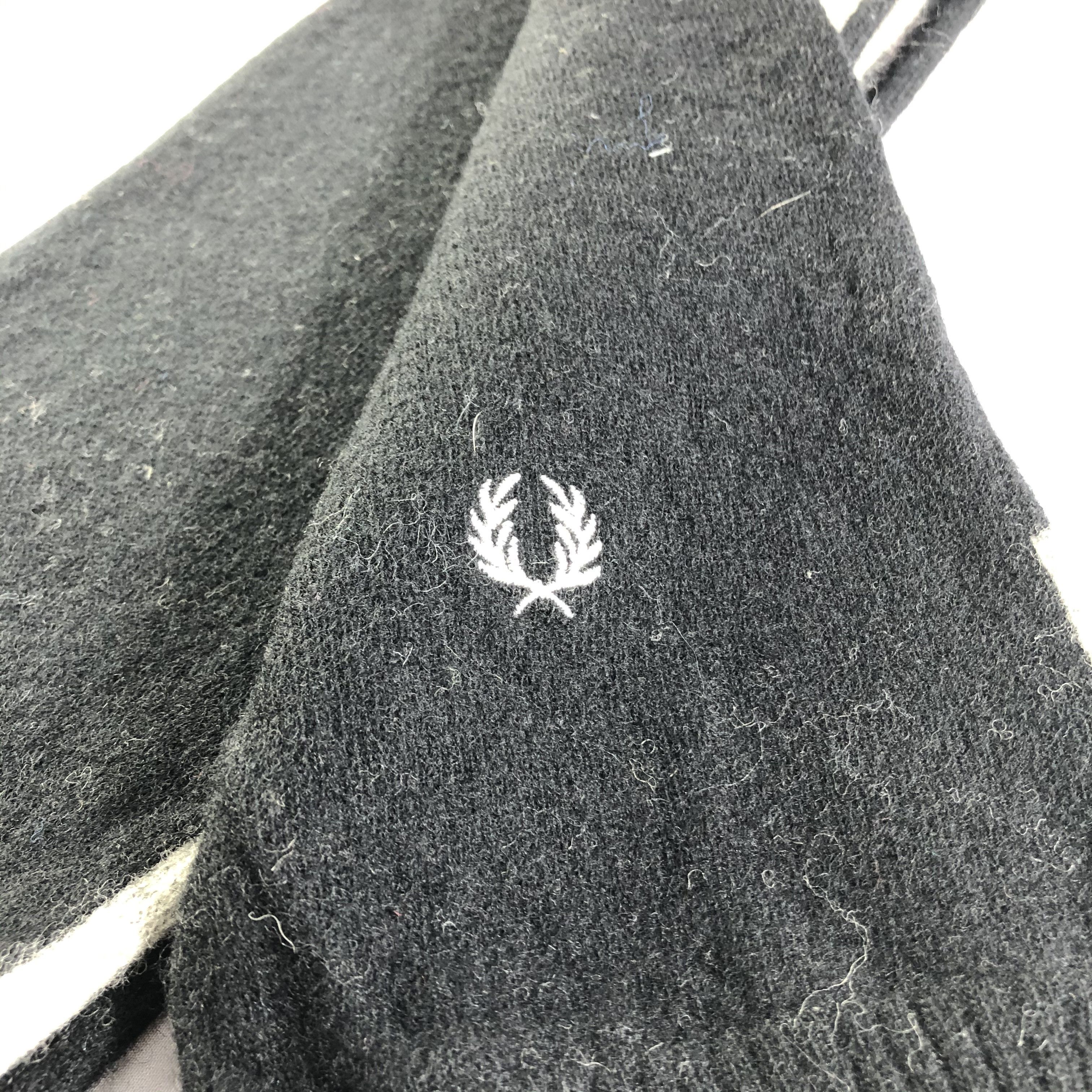 Fred Perry Fred Perry Striped Wool Scarf Muffler Neckwear V2204 Size ONE SIZE - 6 Thumbnail
