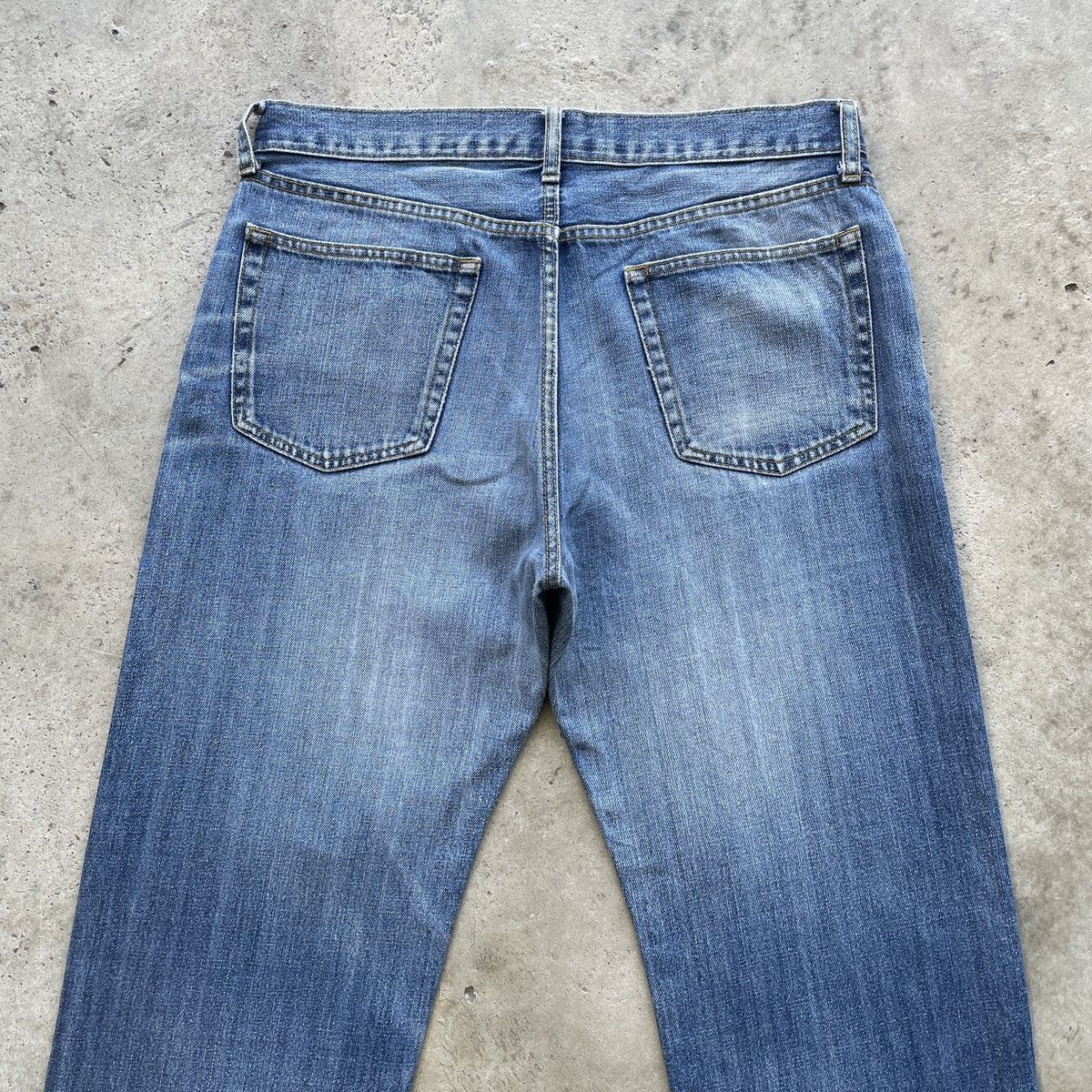 Japanese Brand Vintage Distressed Japanese Faded Jeans Pants Denim W34 Size US 34 / EU 50 - 8 Thumbnail