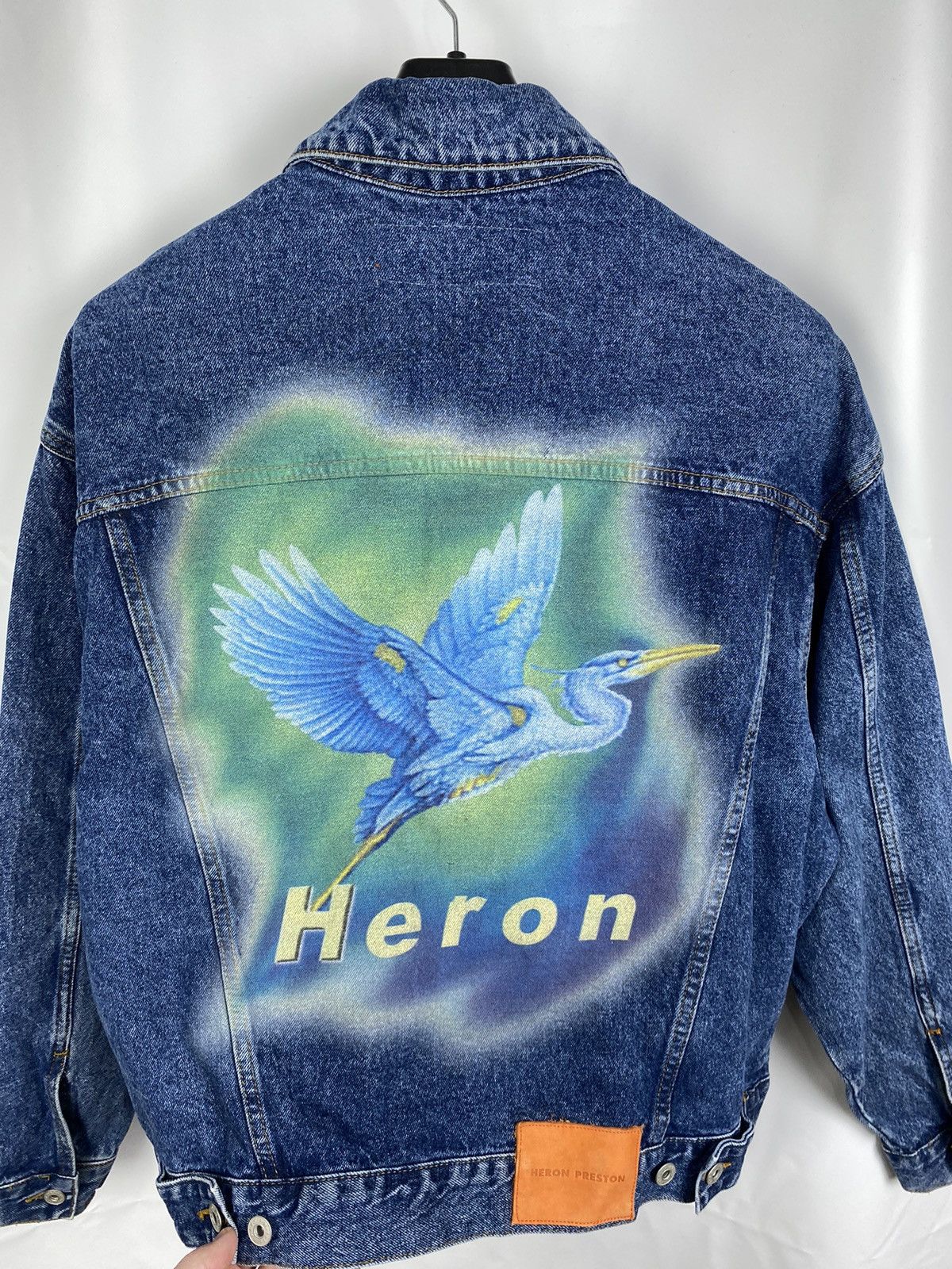 Heron Preston Heron Preston Denim Airbrush Heron Jacket Printed size S Size US S / EU 44-46 / 1 - 11 Thumbnail
