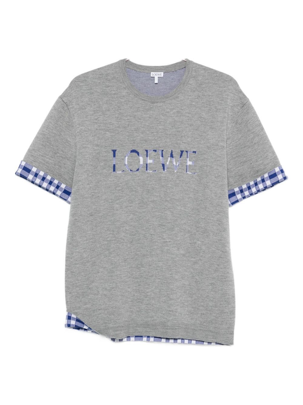 Loewe WOOL AND COTTON BLEND T-SHIRT Size US M / EU 48-50 / 2 - 1 Thumbnail