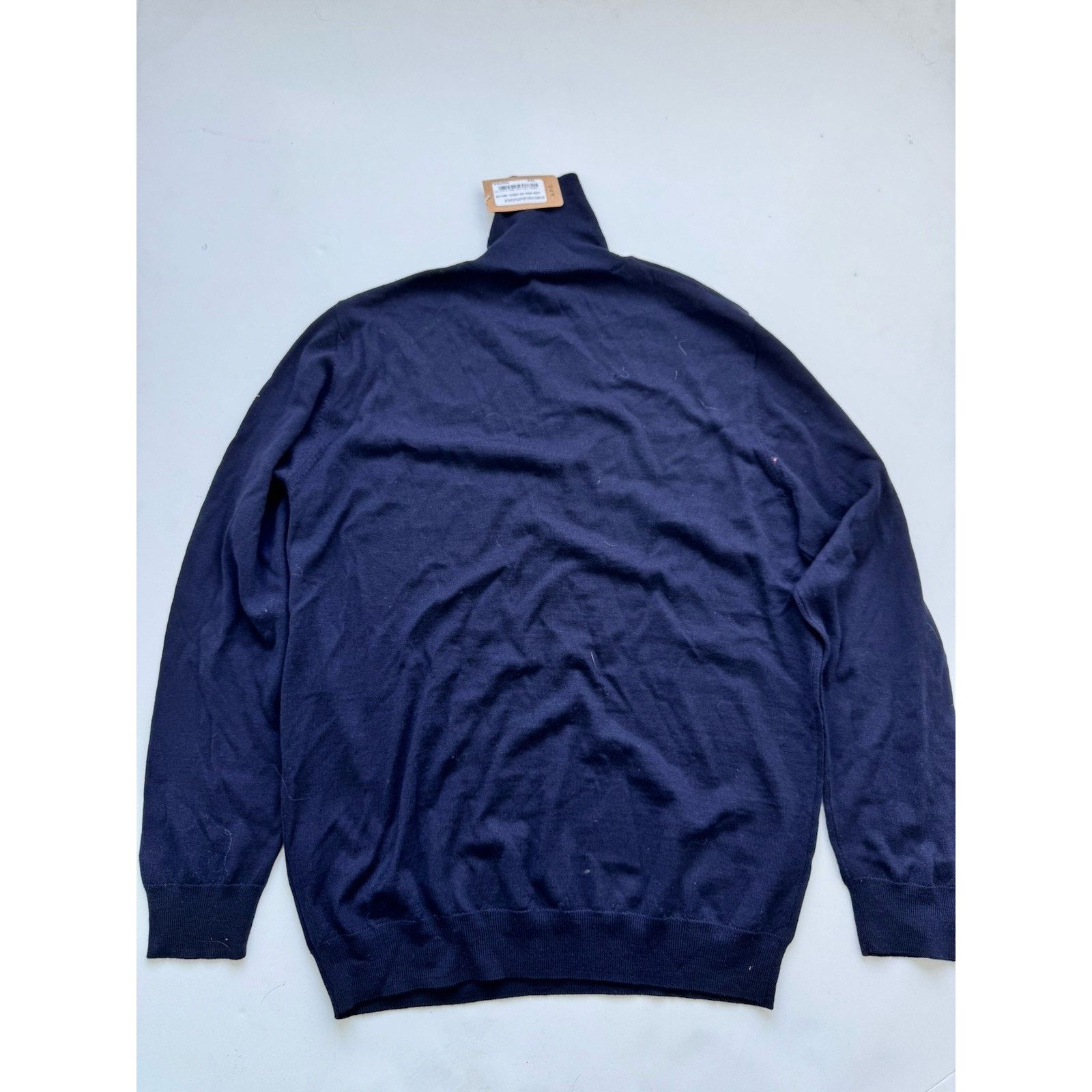 A.P.C. A.P.C. Men's knit Dundee sweater XXL Dark Navy Size US XXL / EU 58 / 5 - 2 Thumbnail