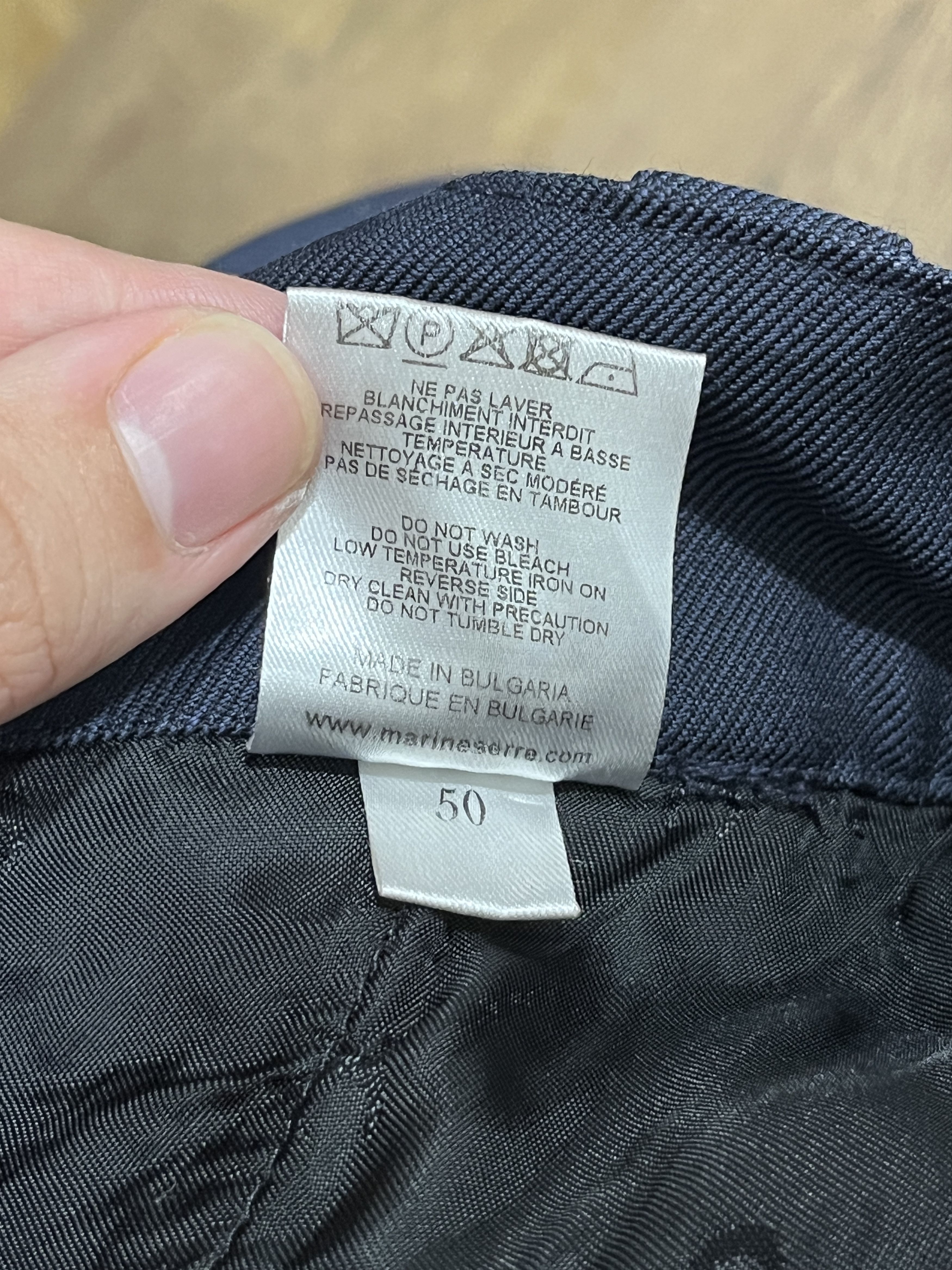 Marine Serre Navy Cotton Trousers Size US 34 / EU 50 - 6 Thumbnail