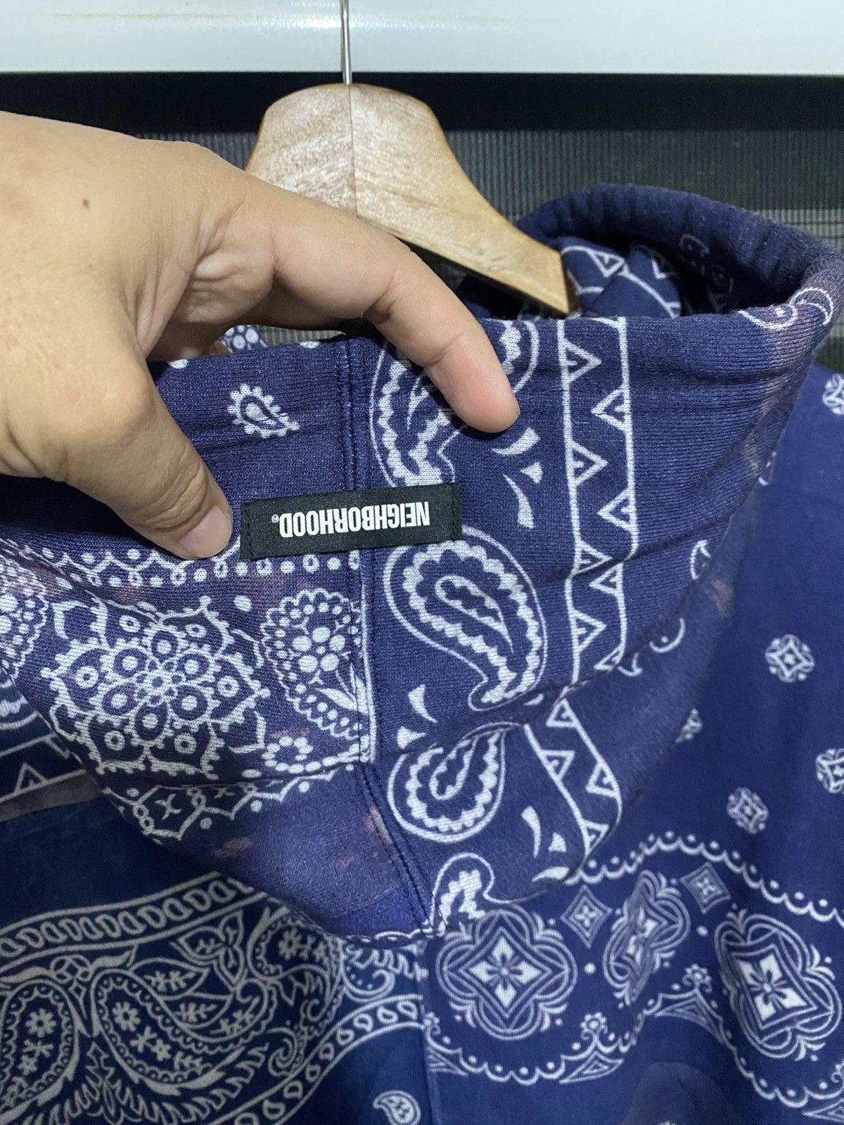 Japanese Brand × Neighborhood Neighborhood - bandana paisley hoodie Size US L / EU 52-54 / 3 - 9 Thumbnail