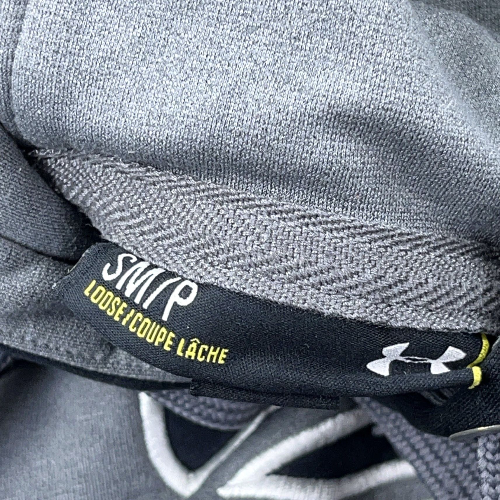 Under Armour Under Armour Hoodie Women Small Black Gray Loose Fit Sweatshirt Pullover Sweater Size S / US 4 / IT 40 - 5 Thumbnail