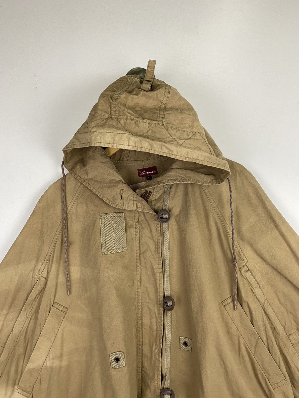 Avirex × Vintage ✅️Vintage Coveralls Utility Military Pancho Jacket Size US M / EU 48-50 / 2 - 3 Thumbnail