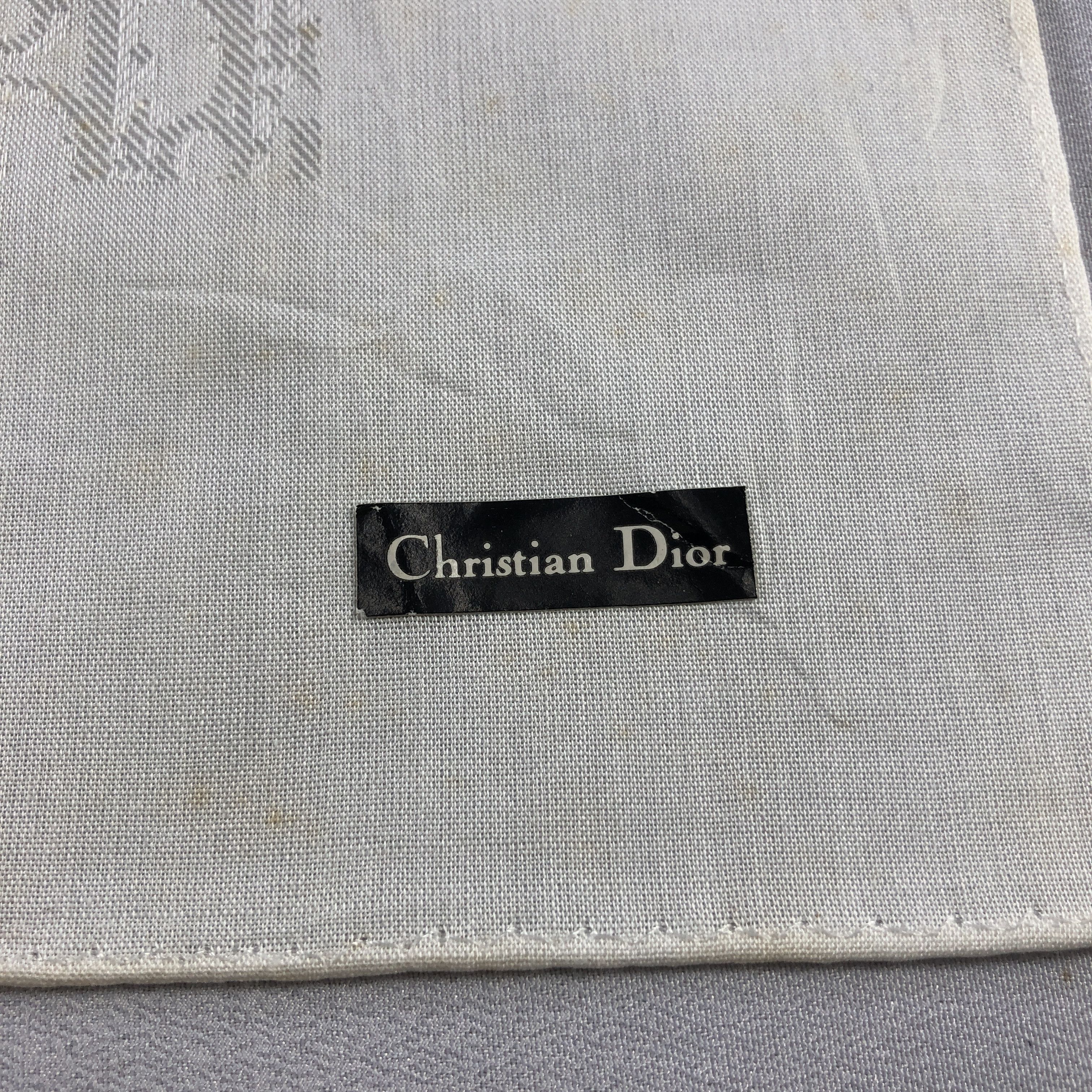 Christian Dior Monsieur Christian Dior Handkerchief Neckerchief Bandana H2501 Size ONE SIZE - 3 Thumbnail