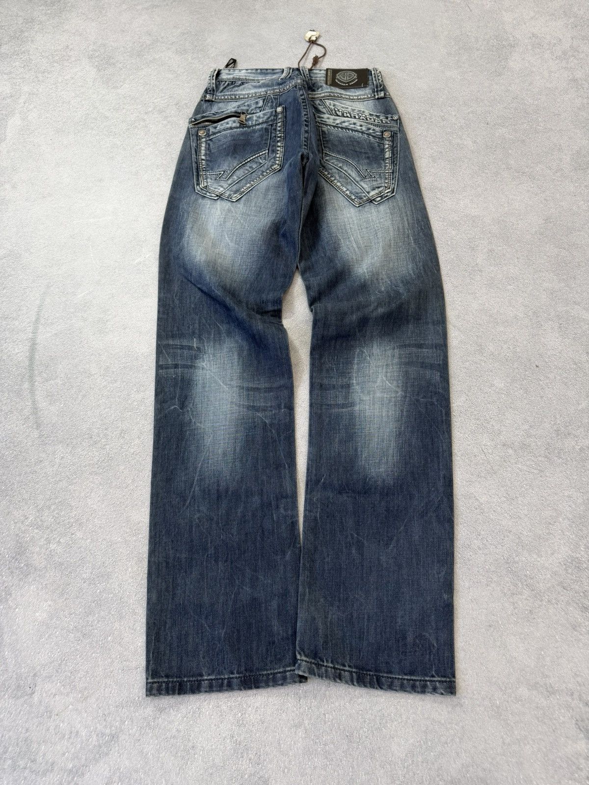 Hedi Slimane Vintage Dior Hedi Slimane Style Washed Denim Jeans Size US 30 / EU 46 - 7 Thumbnail