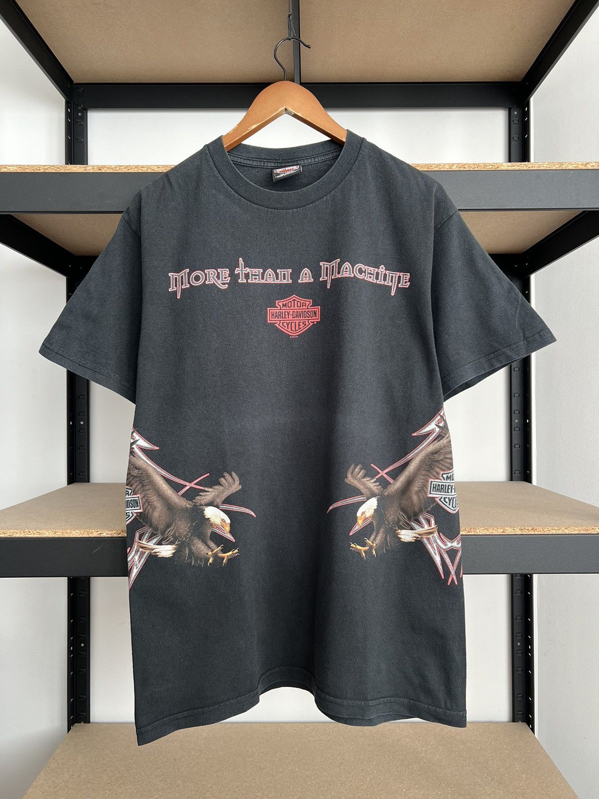 Harley Davidson Vintage 2003 Harley Davidson More Than a Machine Eagle Tee Size US L / EU 52-54 / 3 - 1 Thumbnail