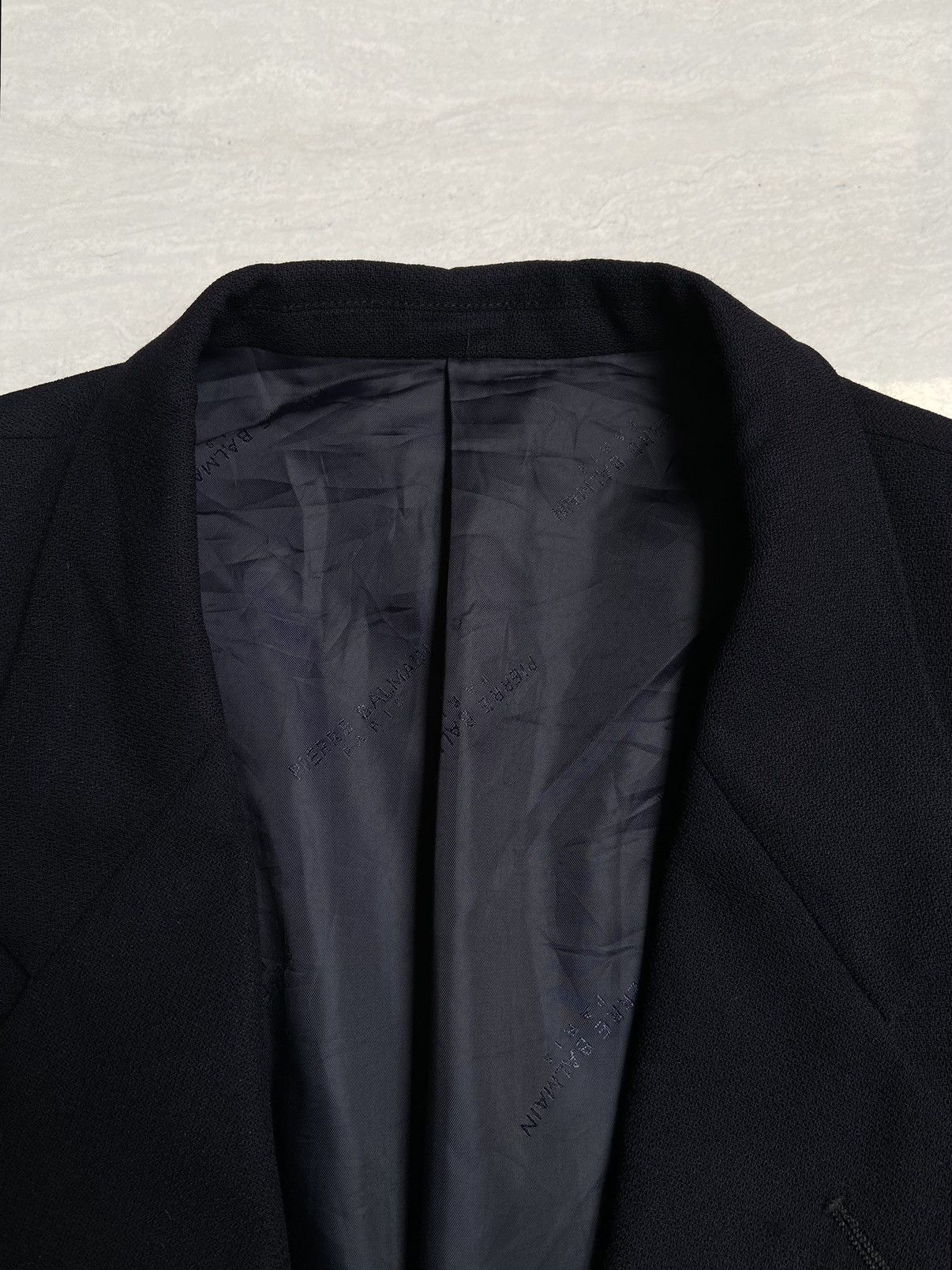 Pierre Balmain PIERRE BALMAIN Paris Navy Suit Size 54L - 10 Thumbnail