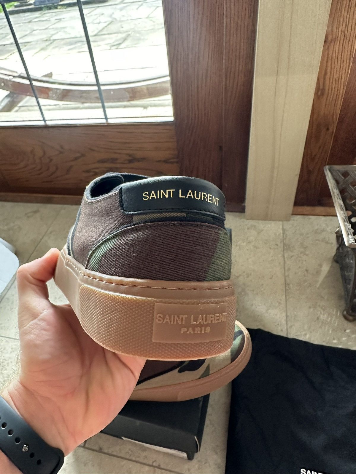 Saint Laurent Paris Saint Laurent Venice low top sneaker camouflage camo hi 41.5 Size US 8.5 / EU 41-42 - 11 Thumbnail