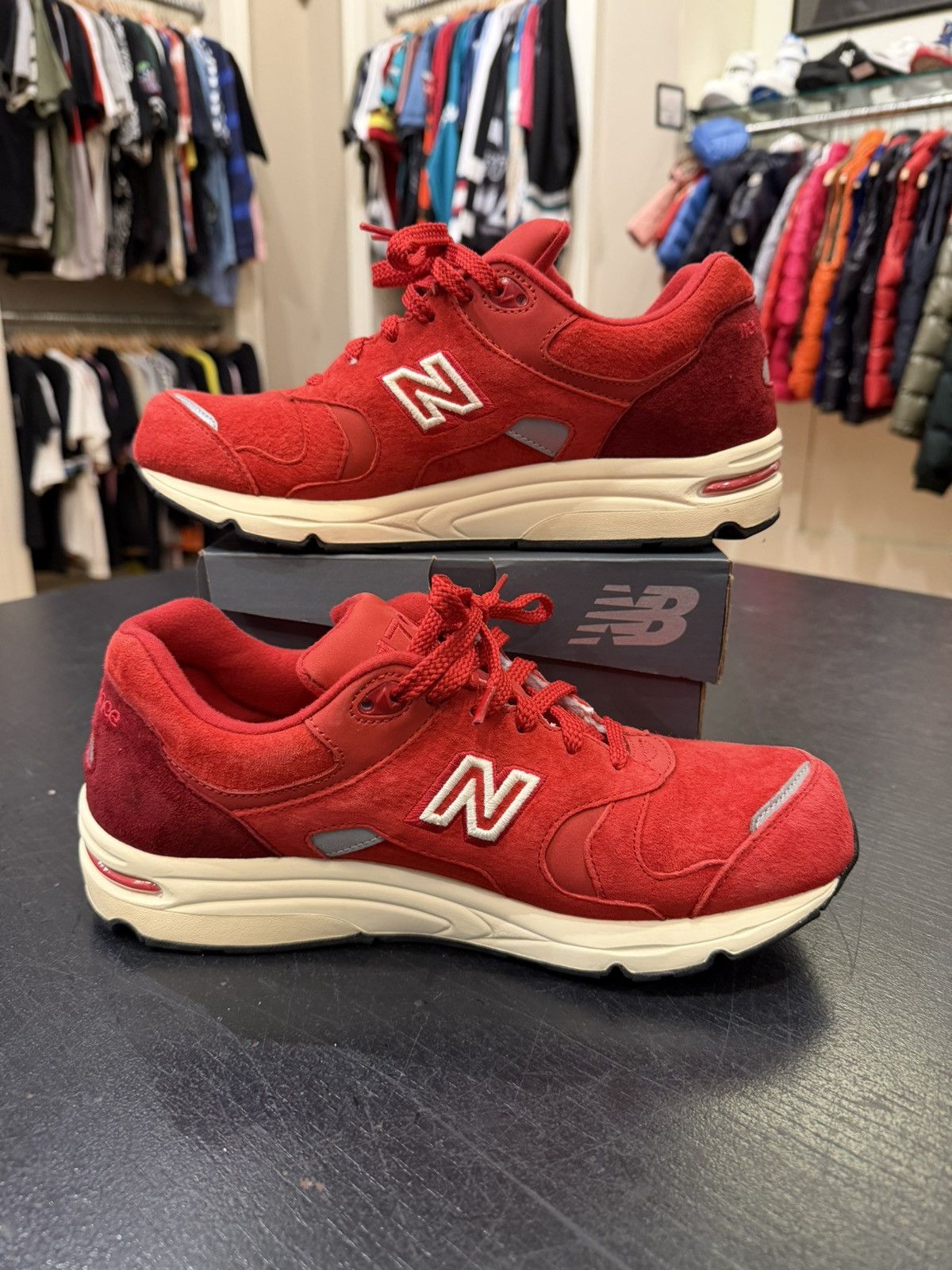 Kith × New Balance New Balance X Kith 1700 ‘Kith Toronto Rococco Red’ Size US 10 / EU 43 - 2 Thumbnail