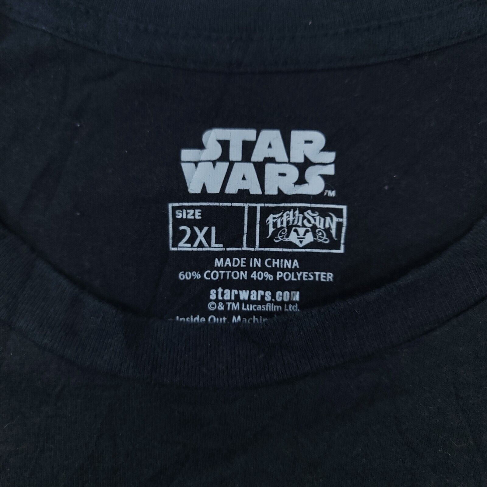 Star Wars Star Wars Darth Vader Pullover T Shirt Mens Size 2XL Black Size US XXL / EU 58 / 5 - 4 Thumbnail