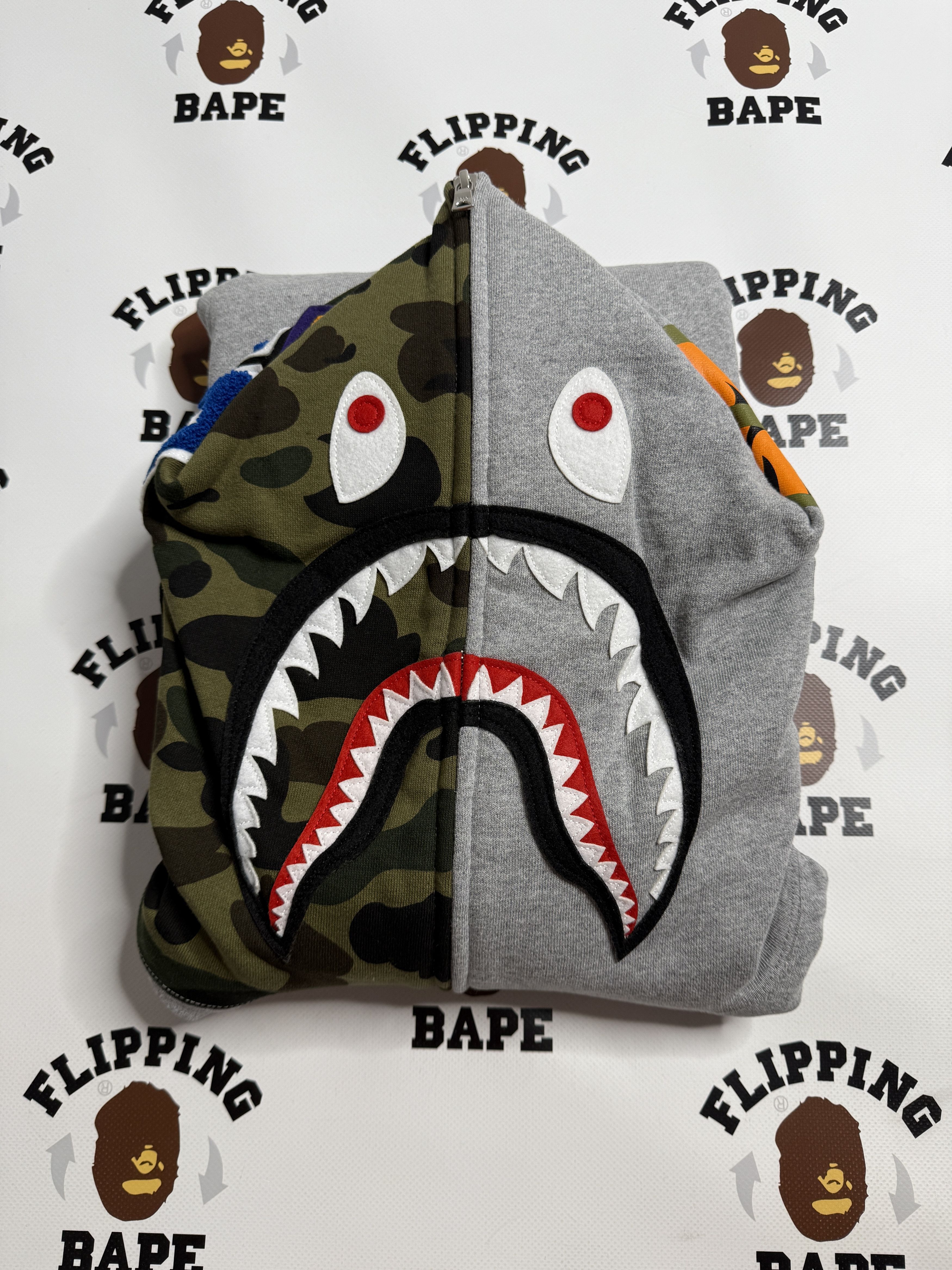Bape BAPE SHARK FULL ZIP HOODIE SS23 Size US XXL / EU 58 / 5 - 12 Thumbnail