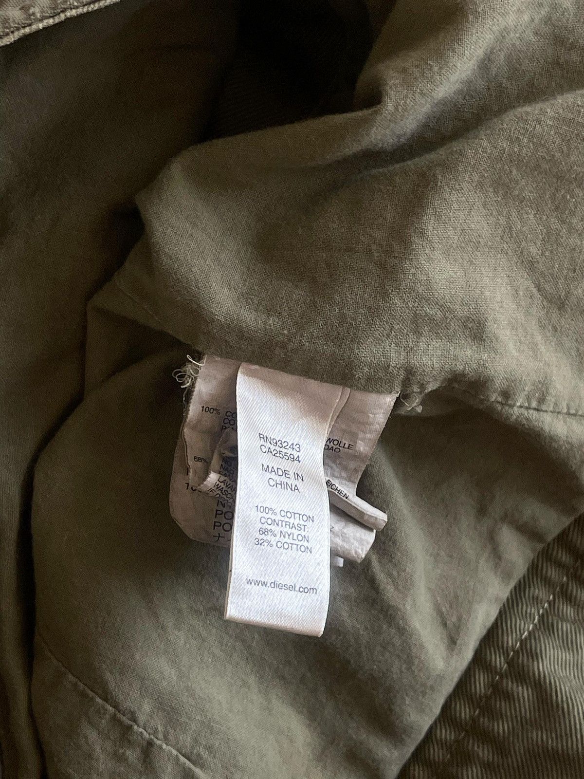 Designer × Diesel × Vintage Spring Summer Wind Diesel Parachute Jacket Size M / US 6-8 / IT 42-44 - 25 Thumbnail