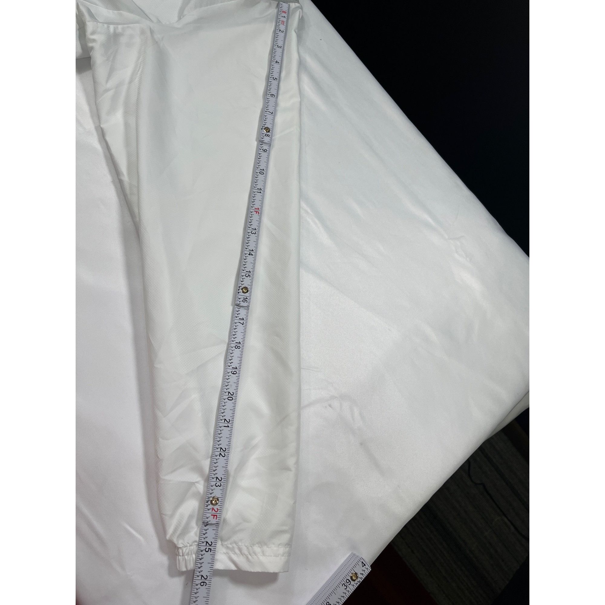 Adidas Adidas SKU 7583 Mens White and Gray Trefoil Windbreaker Jack Size US L / EU 52-54 / 3 - 10 Thumbnail