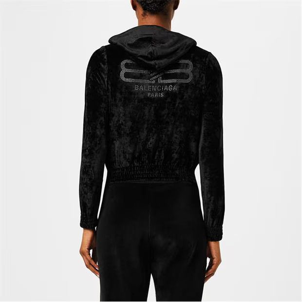 Balenciaga o1g2r1mq0924 Hoodies in Black Size L / US 10 / IT 46 - 5 Thumbnail