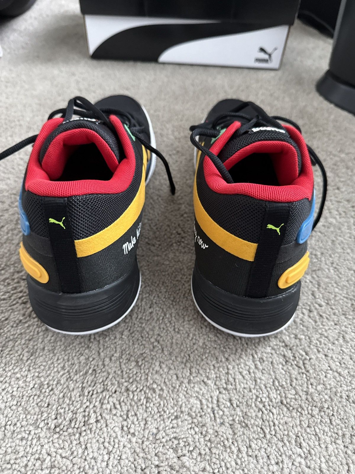Puma TRC Blaze Court Black 5’s Size US 13 / EU 46 - 2 Thumbnail