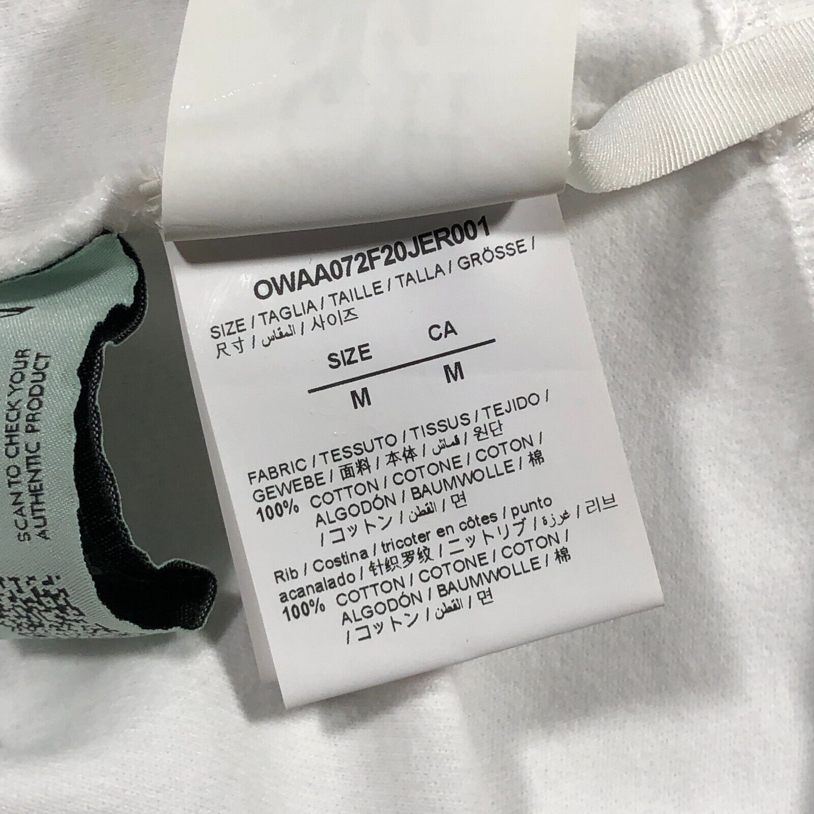 Off-White Off White Womens Rainbow Logo Tomboy Tee Shirt White Medium Size M / US 6-8 / IT 42-44 - 6 Thumbnail