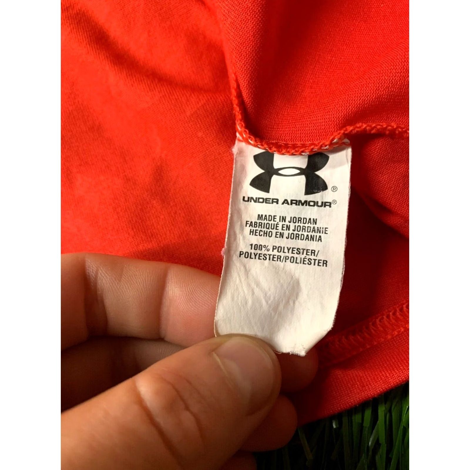 Under Armour UNDER ARMOUR HEATGEAR T-Shirt Men Jersey 2014 L Red CrossFit Short Sleeve Shirt Compression Mens Size US L / EU 52-54 / 3 - 5 Thumbnail