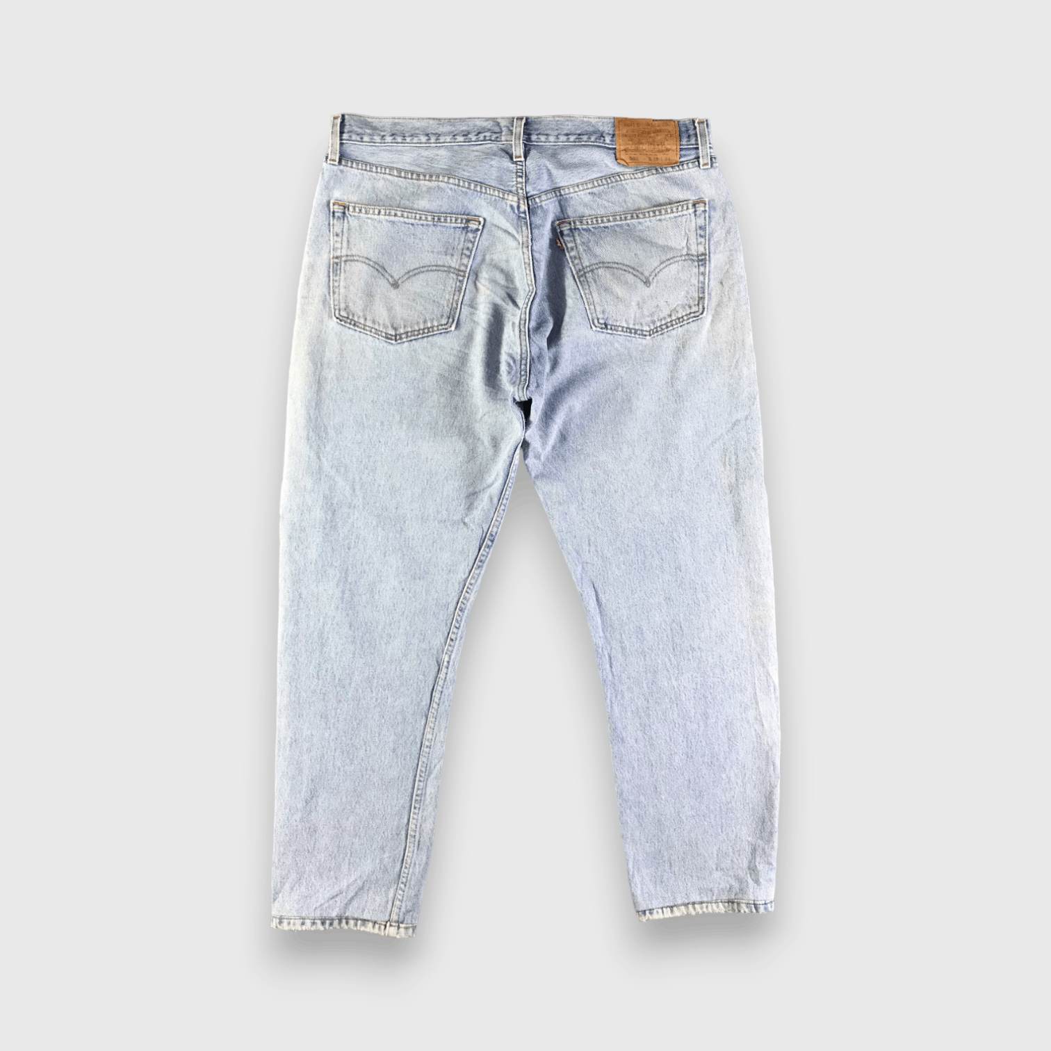 Levi's Vintage Light Wash Levis 501 Jeans-J4493 Size US 37 - 2 Thumbnail