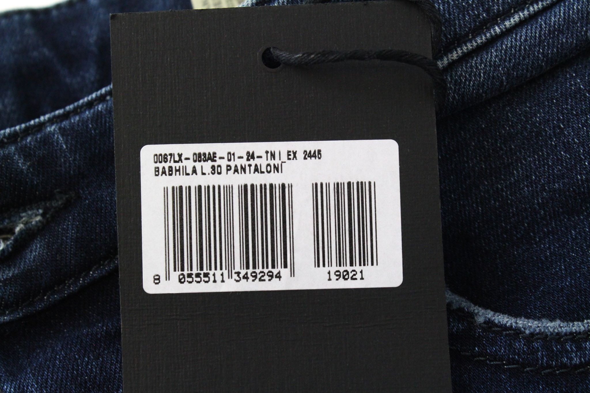 Diesel BABHILA 083AE W24/L30 Dark Blue Stretch Jeans 69768 Size 24" / US 00 / IT 34 - 6 Thumbnail