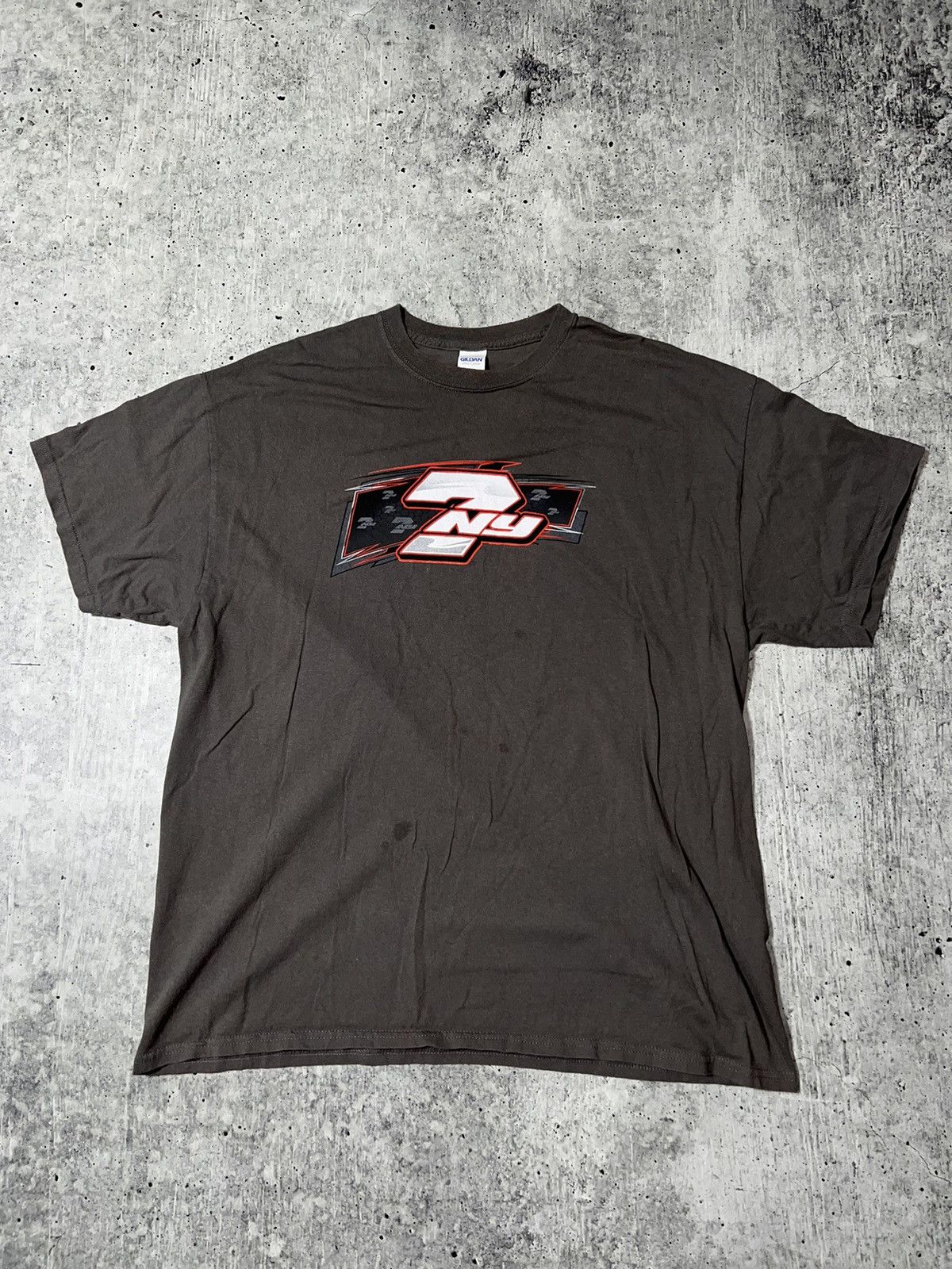 NASCAR Vintage Y2K Jon McKennedy Nascar Graphic Tee Size US XL / EU 56 / 4 - 5 Thumbnail