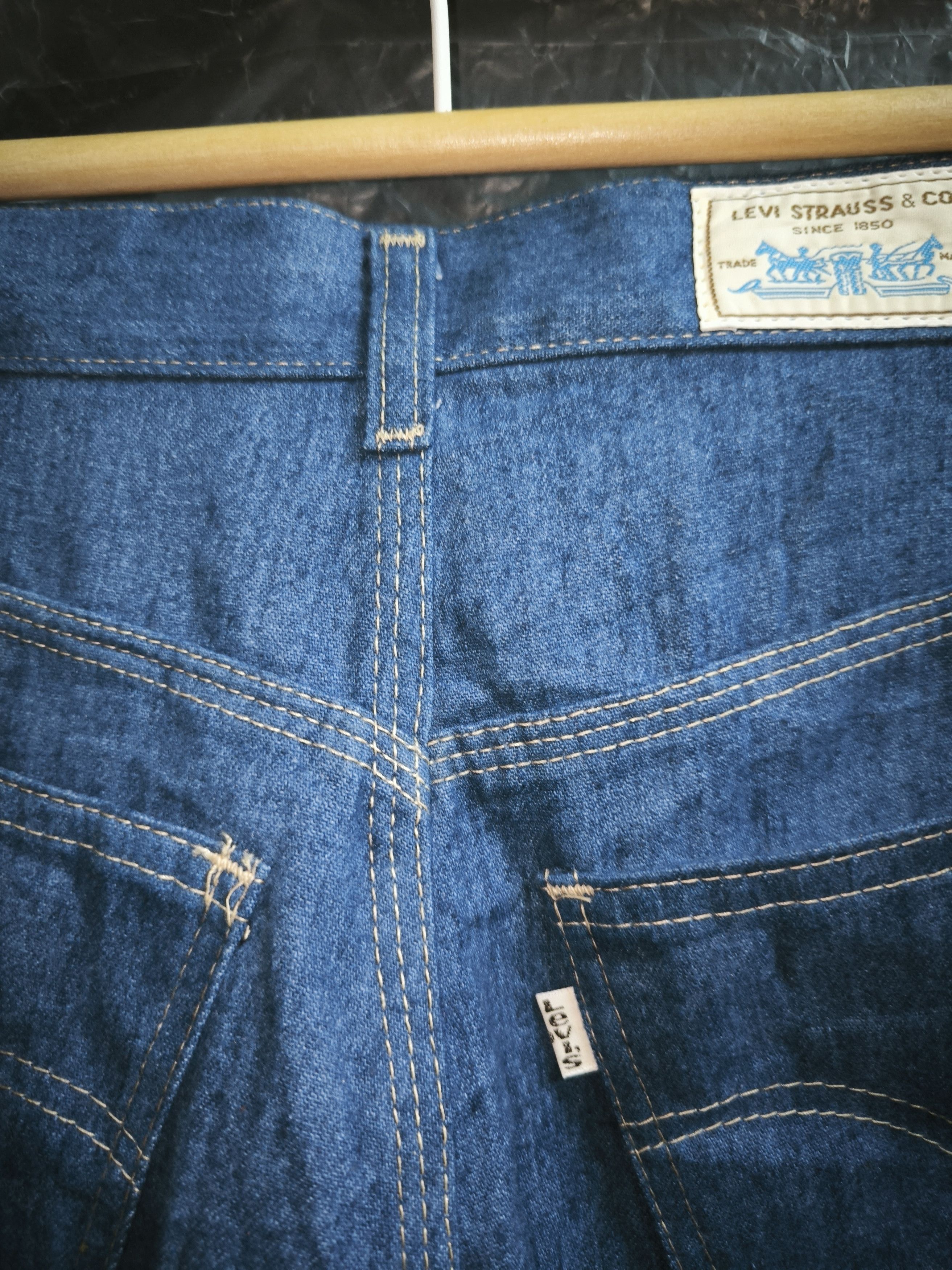 Levi's 70s Gals Bell Bottom Wide Leg Size 27" / US 4 / IT 40 - 11 Thumbnail