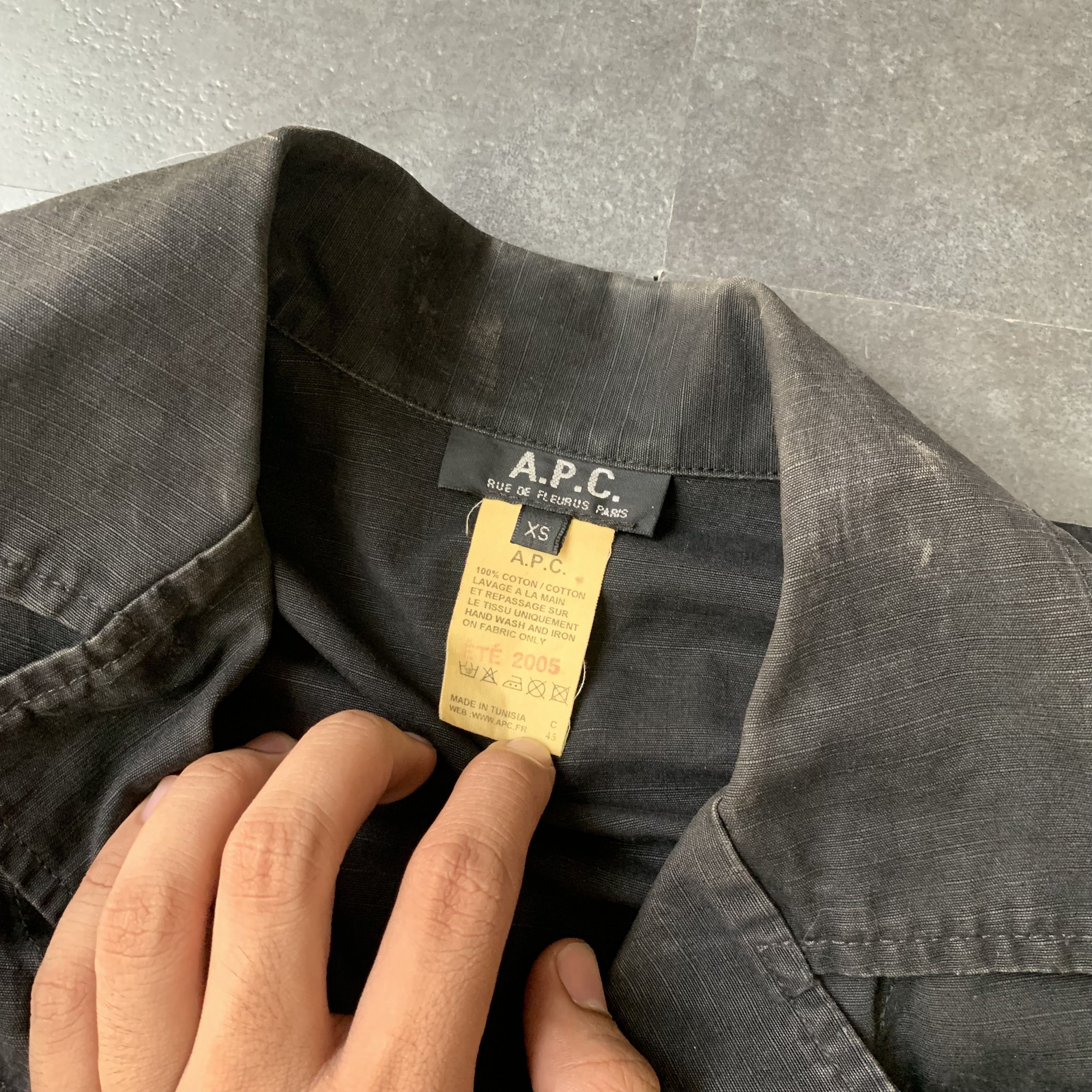 A.P.C. Vintage A.P.C. French Military Field Jacket Canvas Size US XS / EU 42 / 0 - 5 Thumbnail