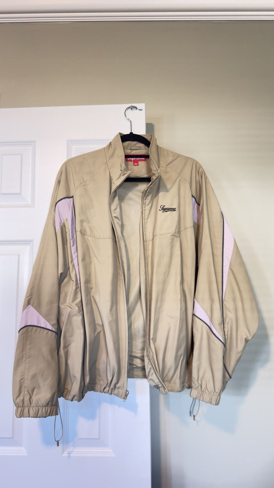Supreme Supreme x Ducati Track Jacket 'Light Grey' | Grailed
